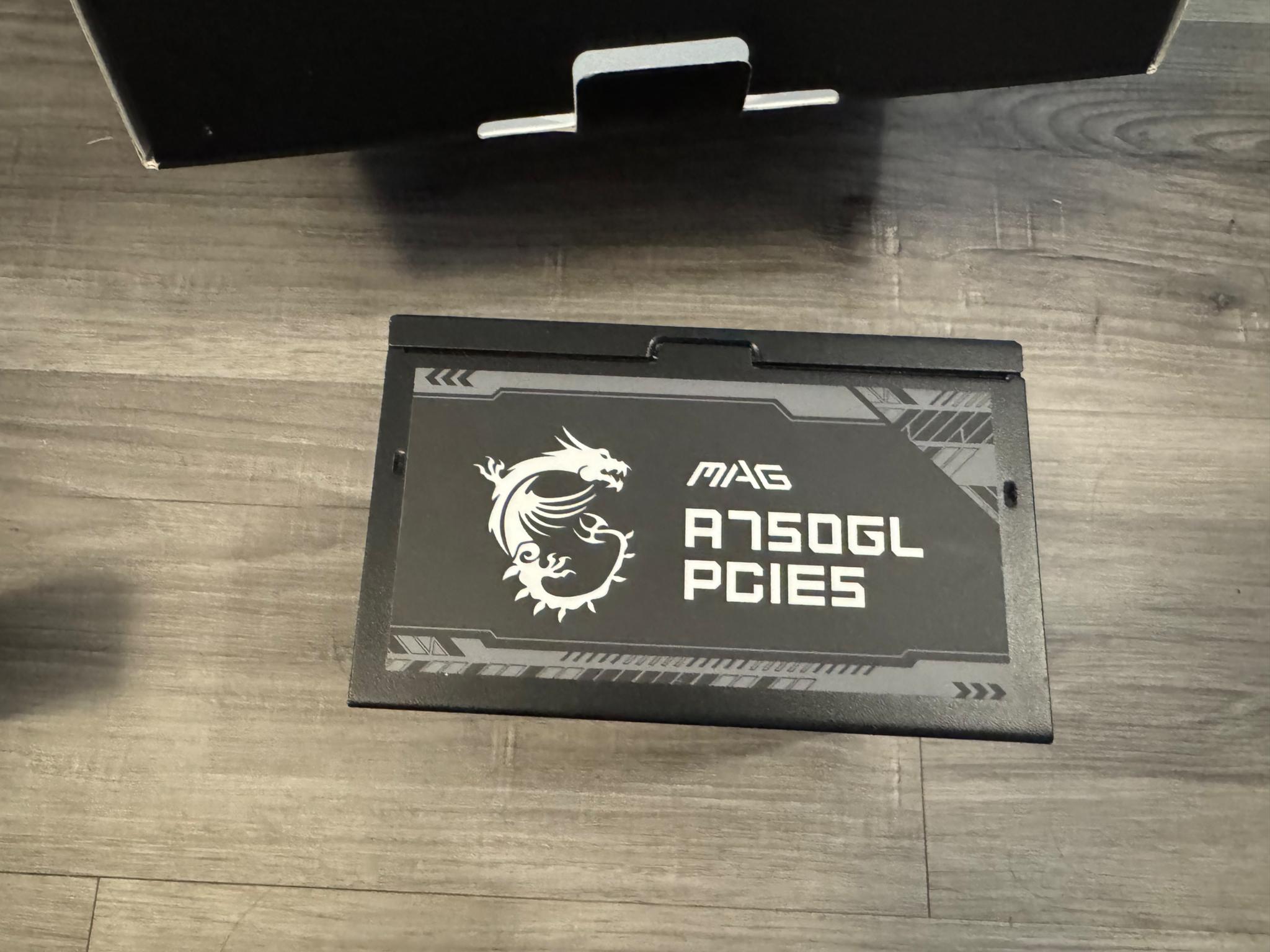 MSI A750GL PCIE5 750w Power Supply