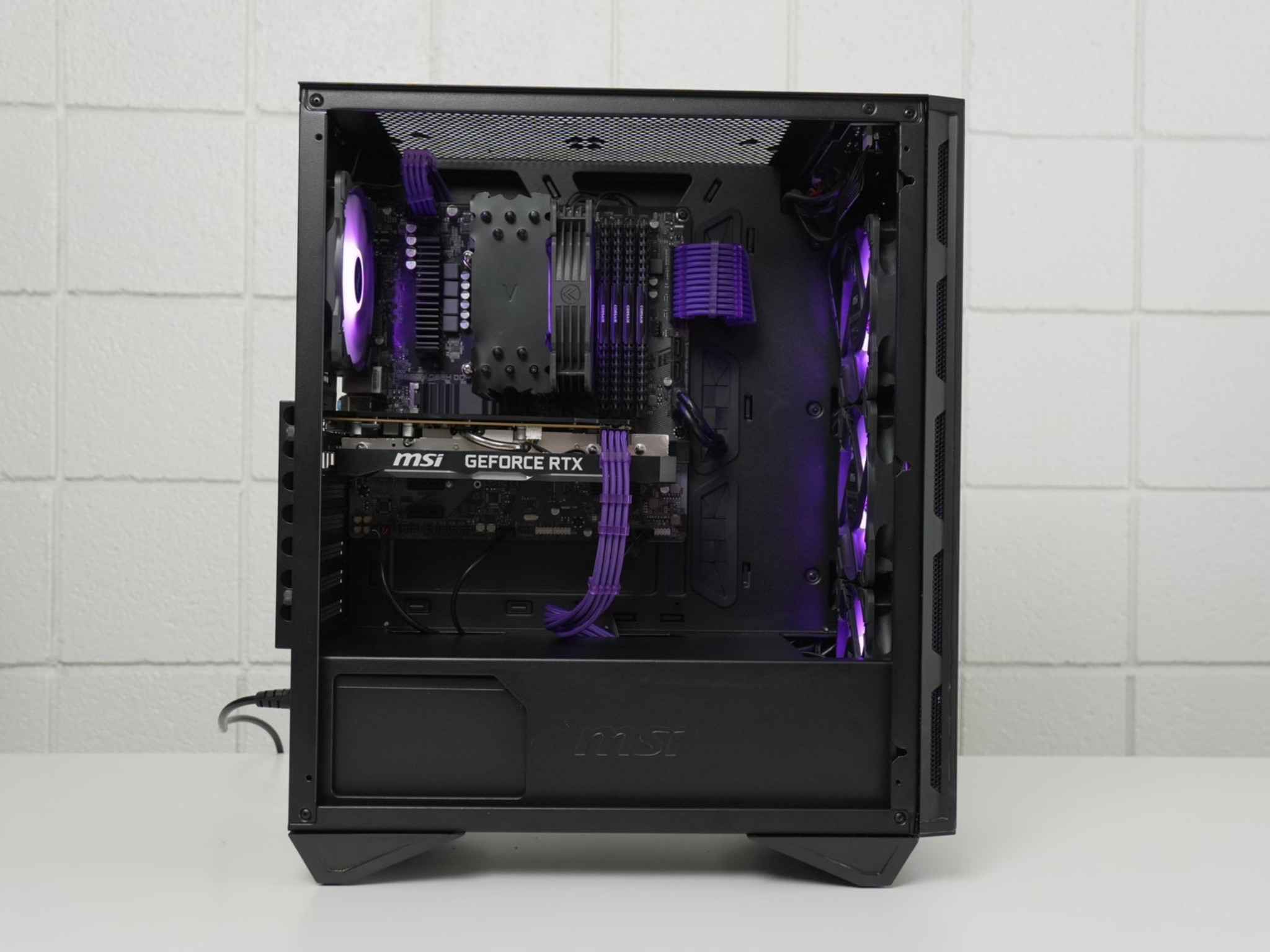 Purple Beast | RTX 2060 | INTEL i3 13100F | 32GB RAM | Windows 11 Gaming PC