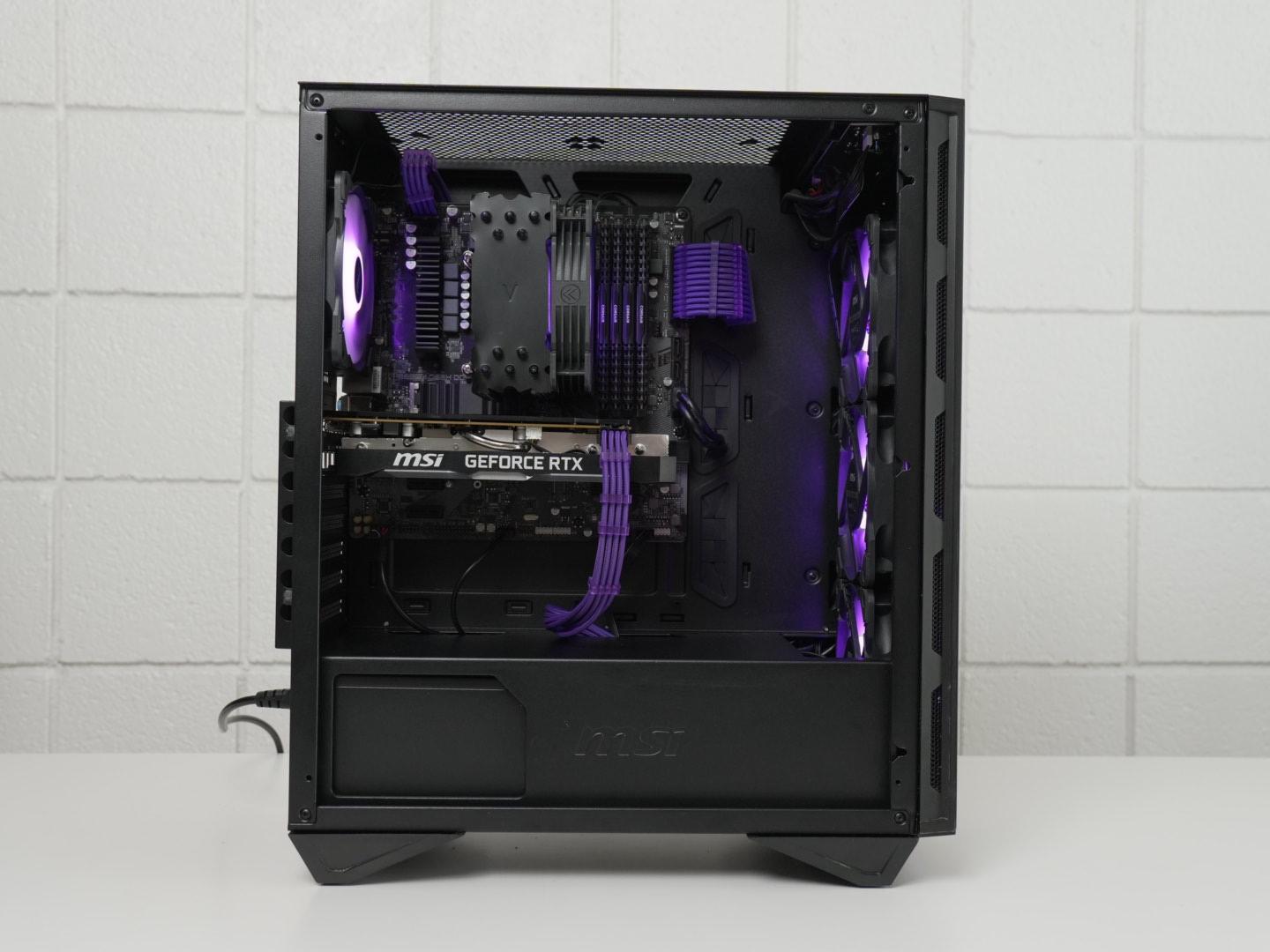Purple Beast | RTX 2060 | INTEL i3 13100F | 32GB RAM | Windows 11 Gaming PC