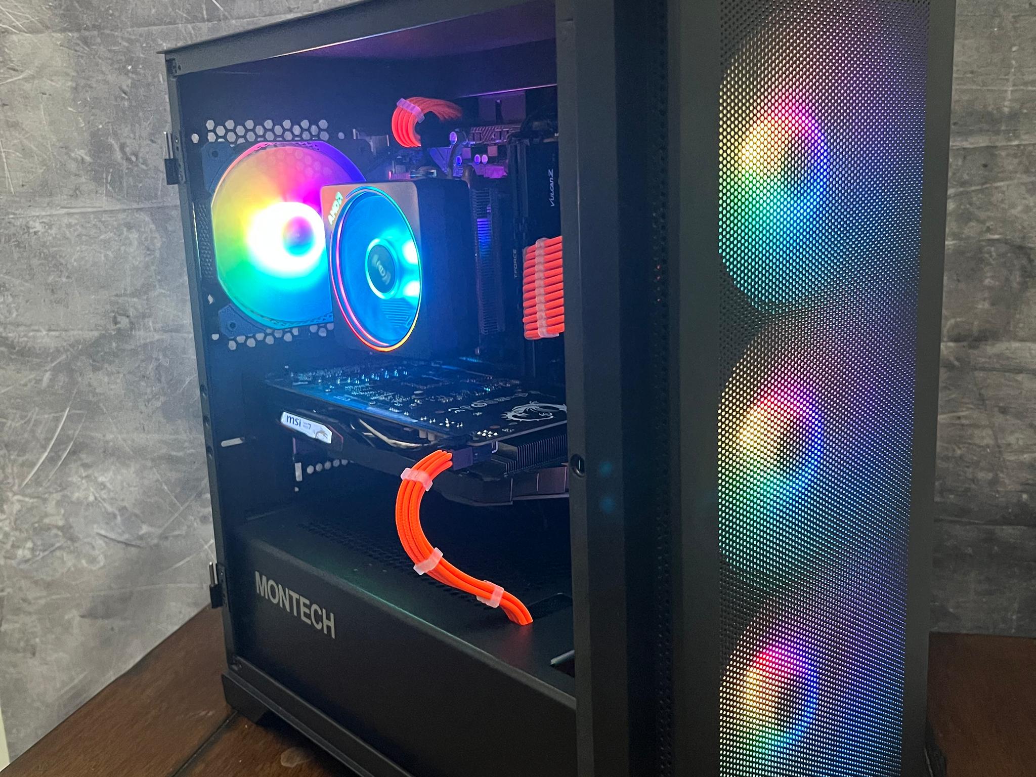 🎉Budget Gaming PC🎉 MSI GTX 1650 Super - Ryzen 7 2700x - 16GB DDR4 RAM - 1TB - New Case -