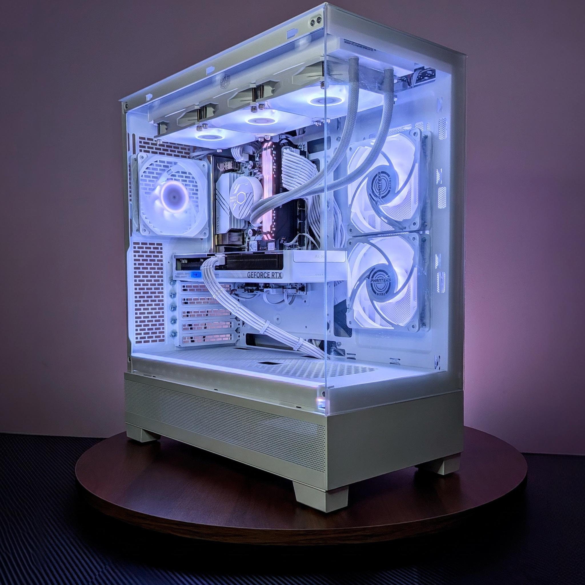 ❄️WHITE❄️ RTX 5060 TI 8GB PC | RYZEN 5 5600X | 32GB RAM | 1TB NVME | WINDOWS 11 |