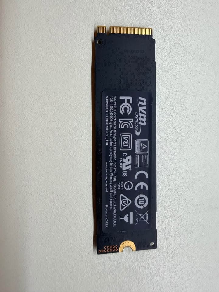 Samsung 970 EVO 1TB NVMe M.2 Internal SSD