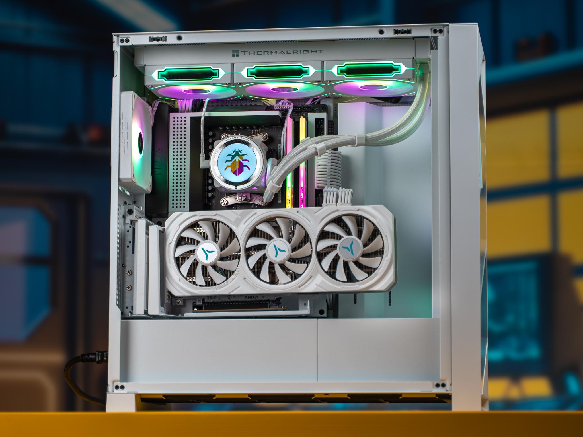 “Seganys” RX 7700 XT Ryzen 7 8700F 32GB Windows 11 2TB 1440P Powerhouse Gaming PC