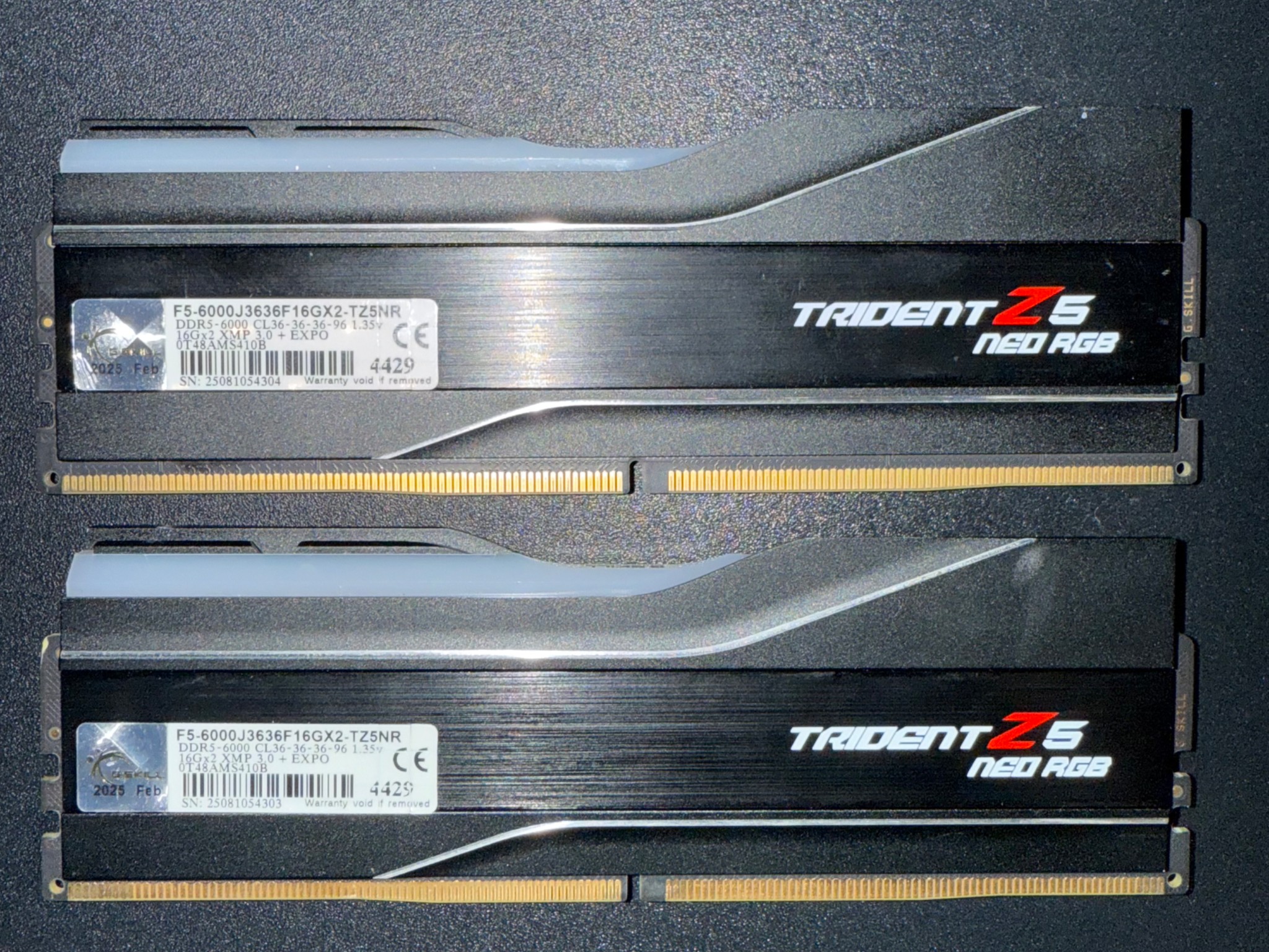 32GB DDR5 (2x16GB) 6000MT/s