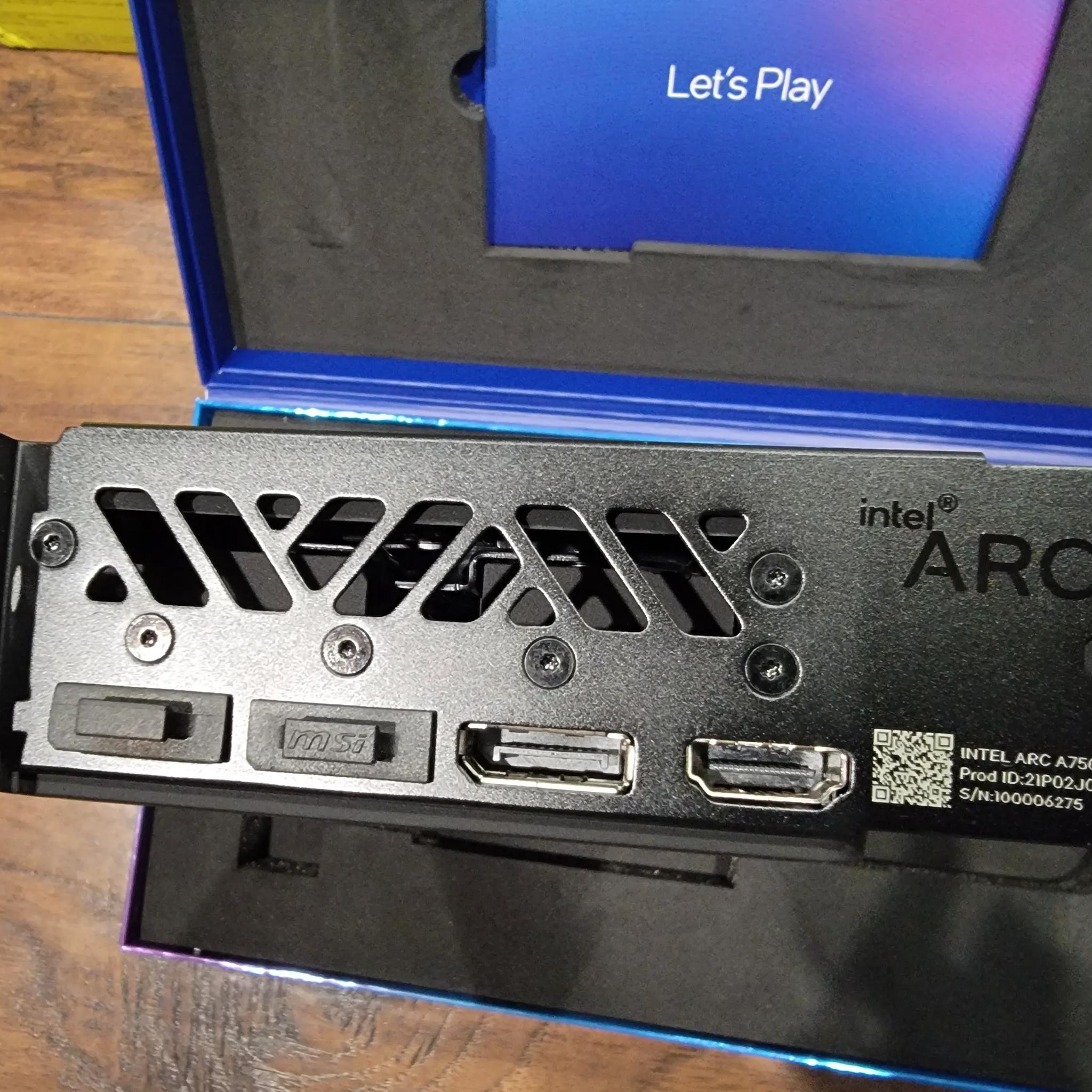 Intel ARC A750 Limited edition
