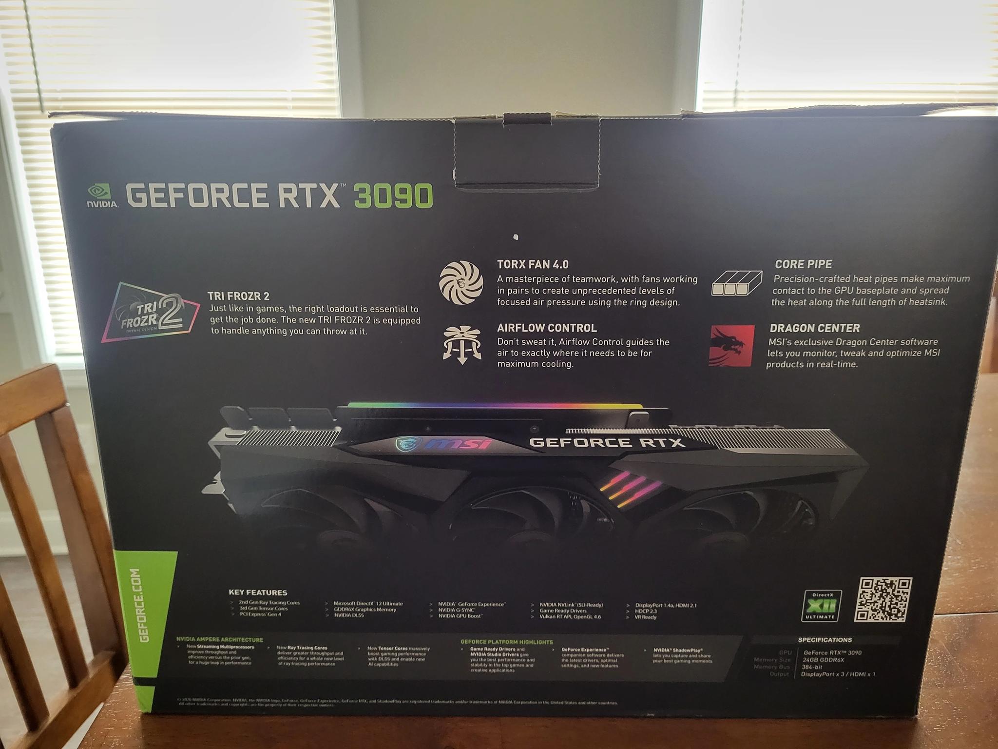 MSI RTX 3090 Gaming Trio