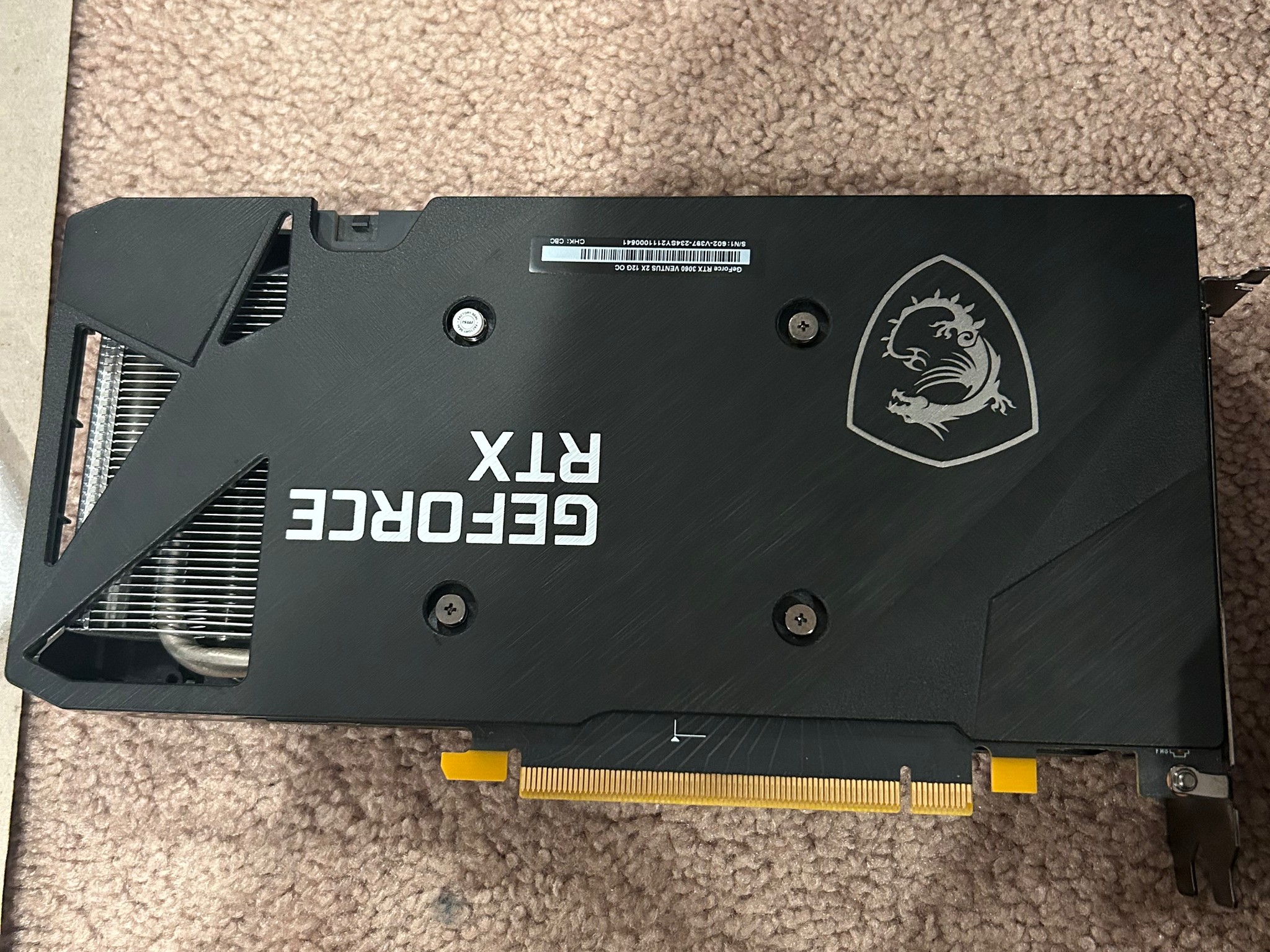 MSI GeForce RTX 3060 12 GB