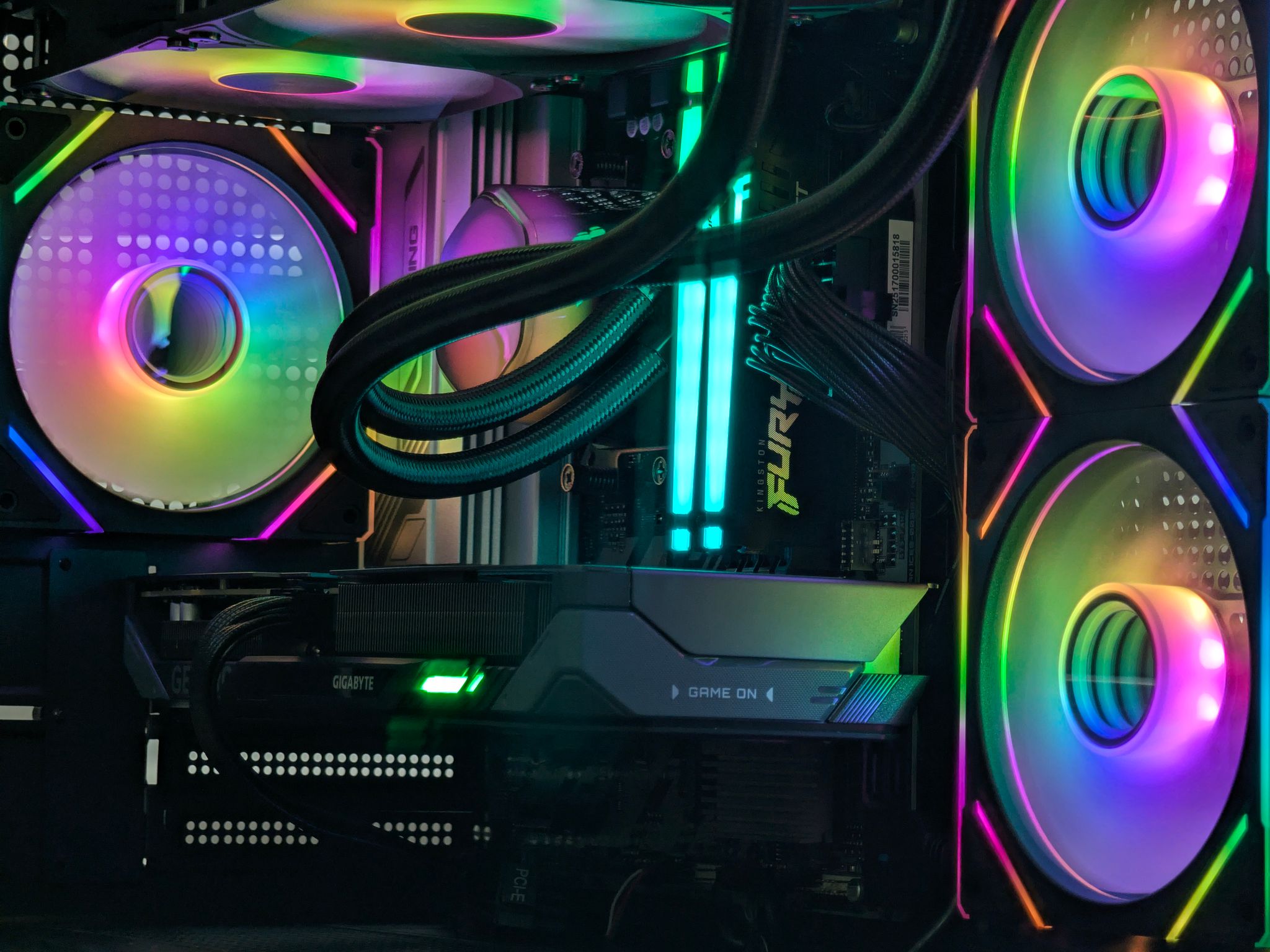 🌈🖤Ryzen 5 7600x | RTX 5060Ti 16GB | 32GB DDR5 | 2TB SSD | Gaming PC🖤🌈