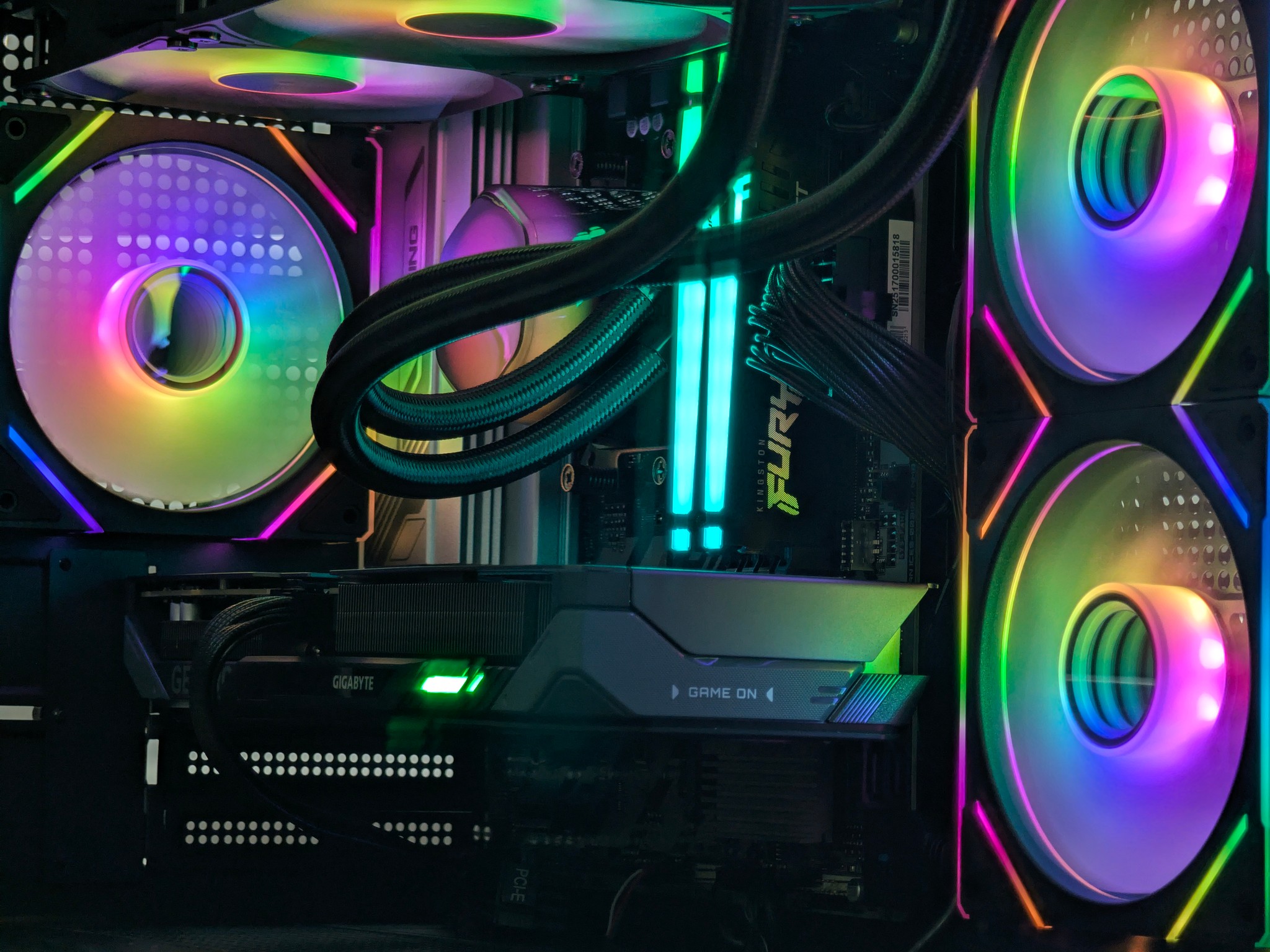 🌈🖤Ryzen 5 7600x | RTX 5060Ti 16GB | 32GB DDR5 | 2TB SSD | Gaming PC🖤🌈