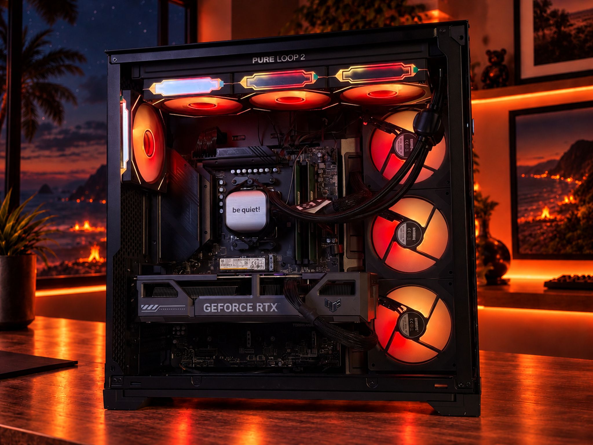 🔥FLAME Gaming PC | RTX 5060 TI 16GB | Ryzen 7 7700X | 16GB DDR5 | 512GB NVME | WIFI+BT | FREE SHIP