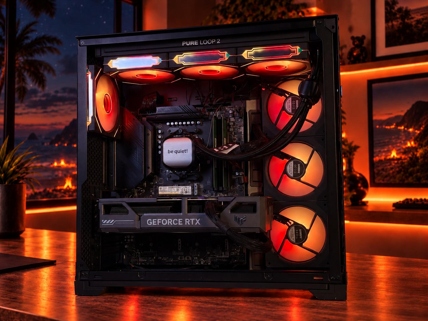 🔥FLAME Gaming PC | RTX 5060 TI 16GB | Ryzen 7 7700X | 16GB DDR5 | 512GB NVME | WIFI+BT | FREE SHIP