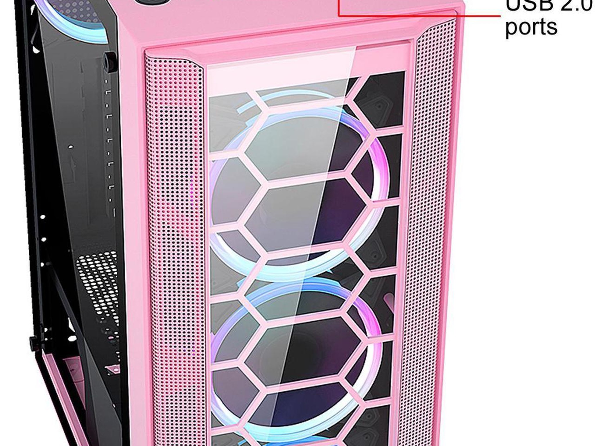 Pink Phantom Build Ryzen 5 / 16GB DDR4 / 1TB SSD /  Intel ARC A770 16GB