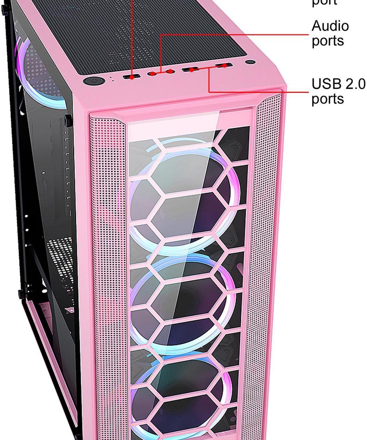 Pink Phantom Build Ryzen 5 / 16GB DDR4 / 1TB SSD /  Intel ARC A770 16GB