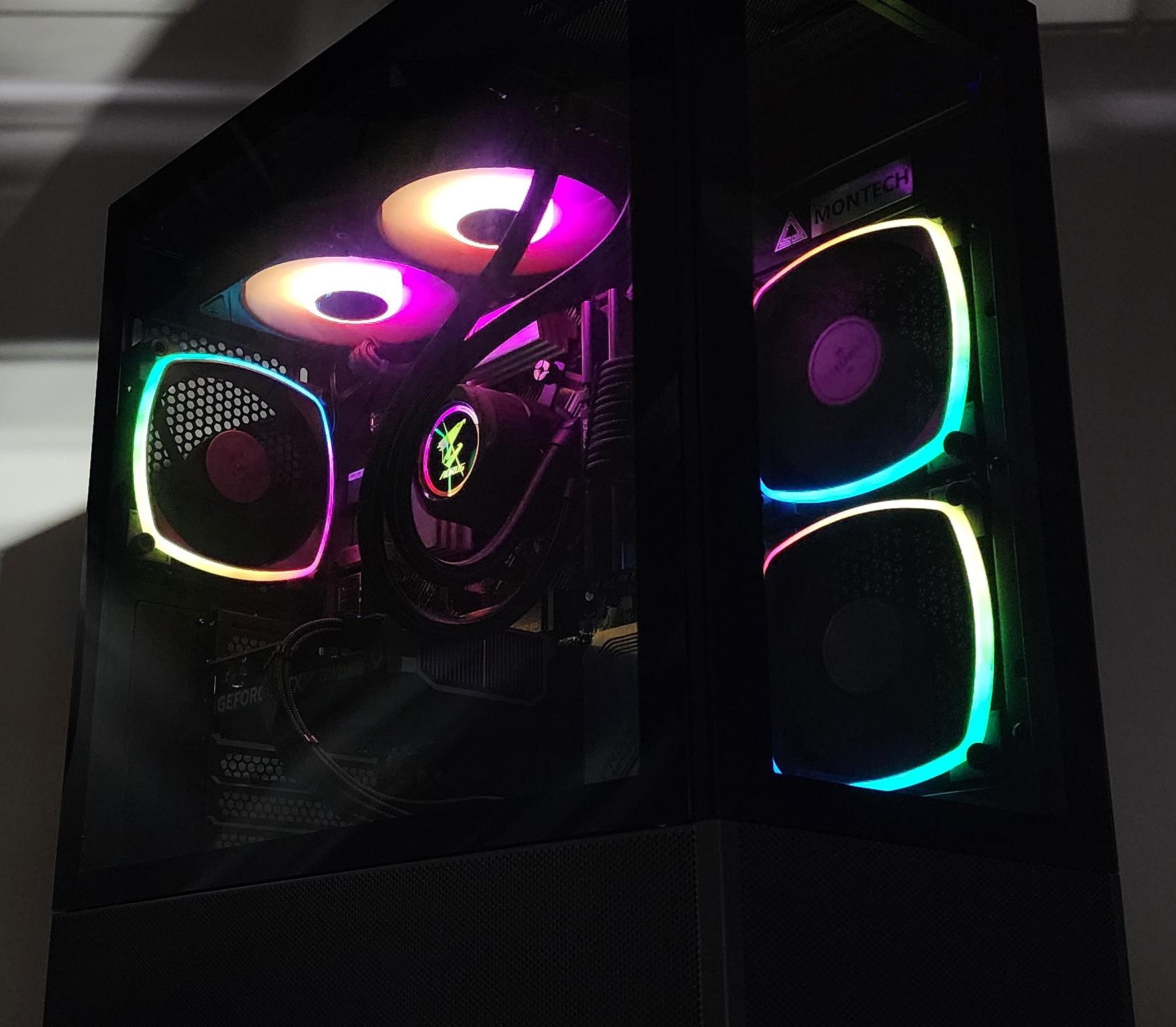 Gaming PC Ryzen 7 5700X 16GB RAM 1TB SSD RTX 5060  8GB Windows 11 Computer