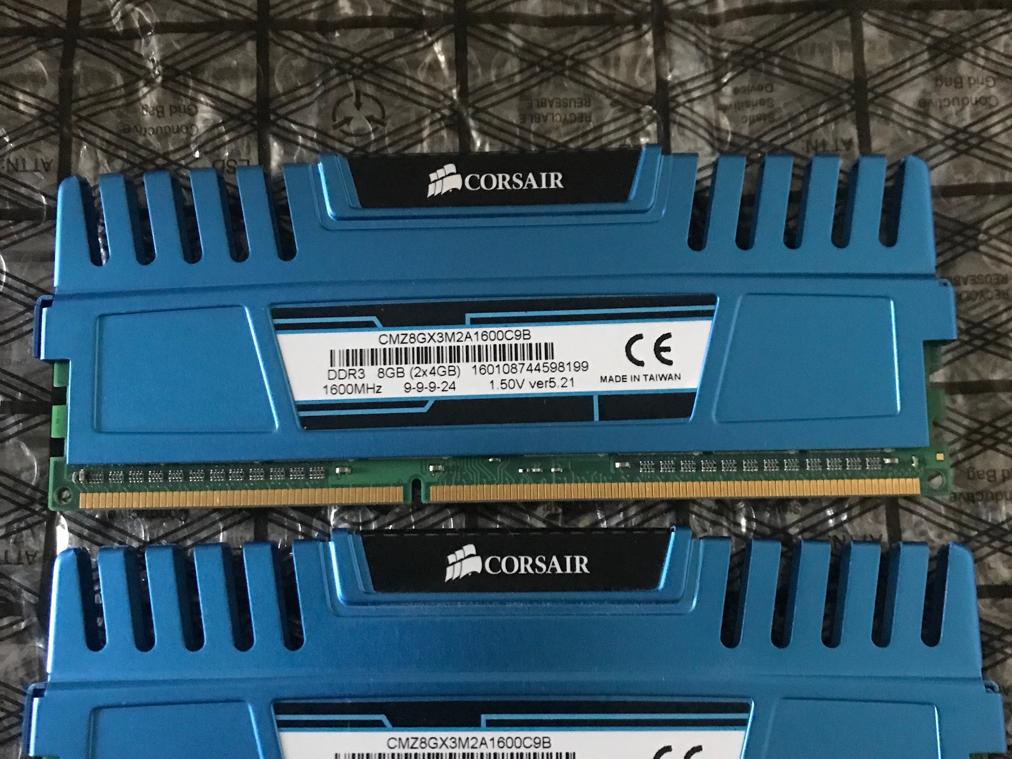 Corsar vengeance x2 4gb (8gb kit)