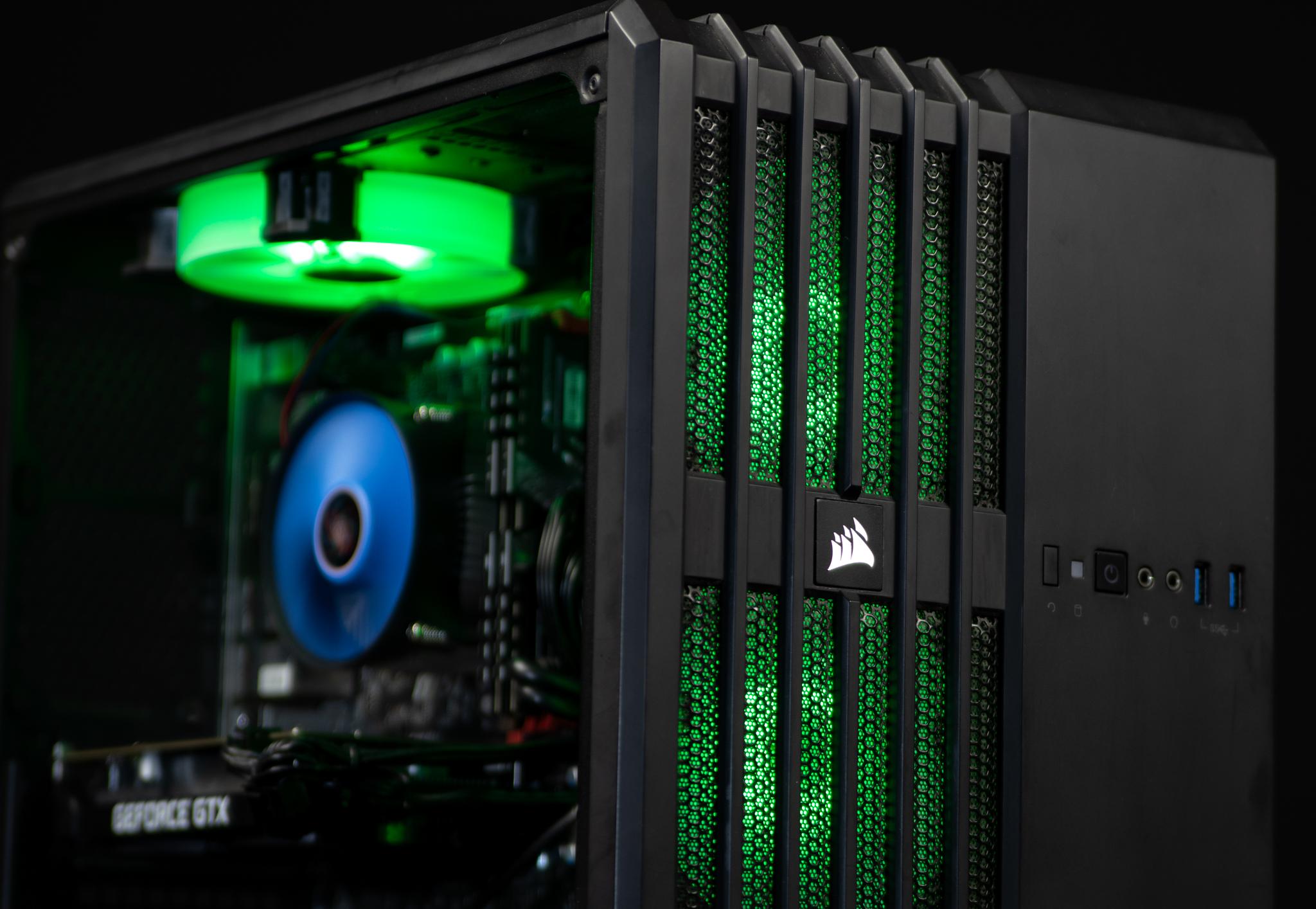 Rstart GTX 1650 Gaming PC Windows 10 Pro Intel i5 1500GB Desktop Power