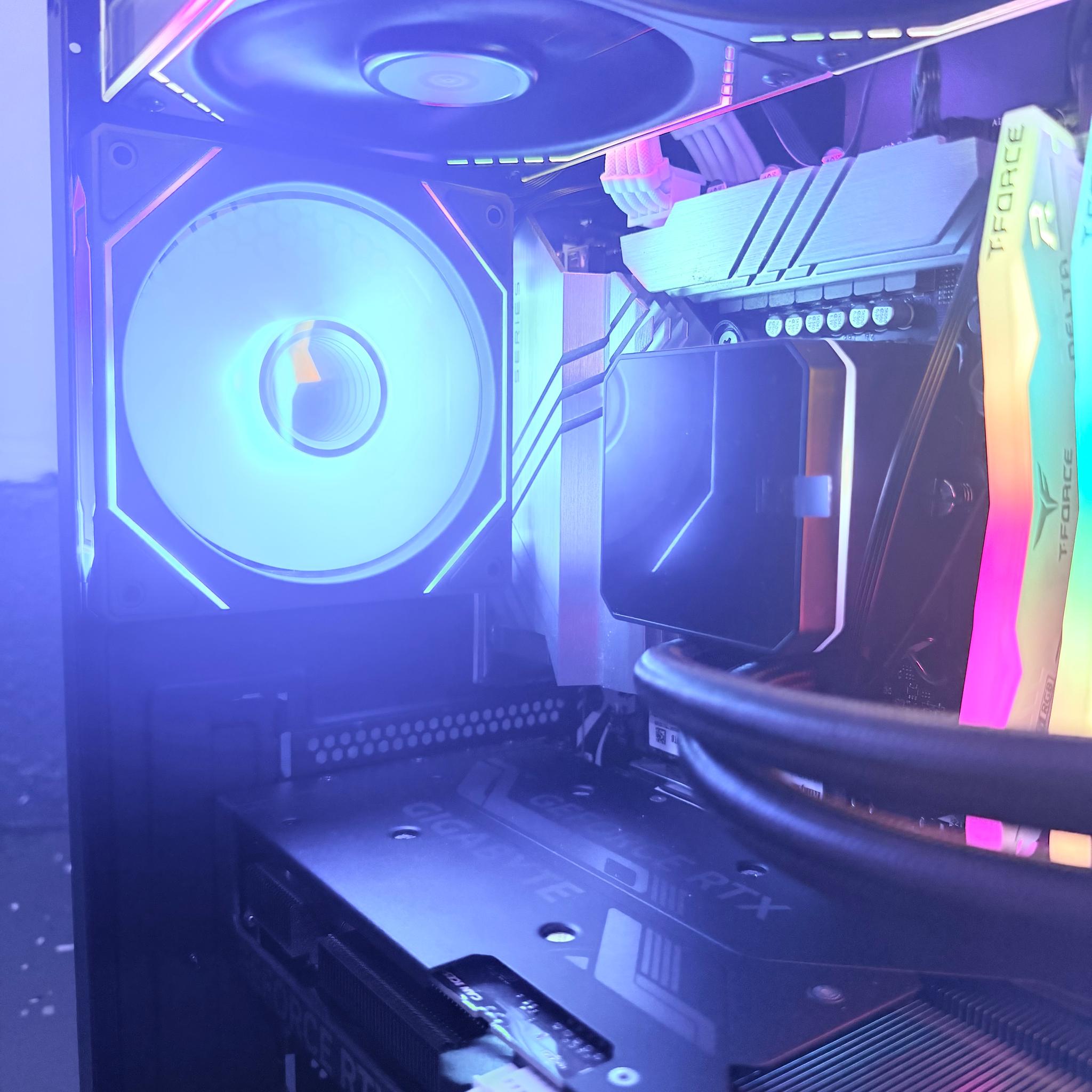 ⚫️"Aurora Rift"🌈 | 1440p Gaming | RTX 4070 Super | i9 12900K | 32B DDR5 | 3TB Storage | Free Ship
