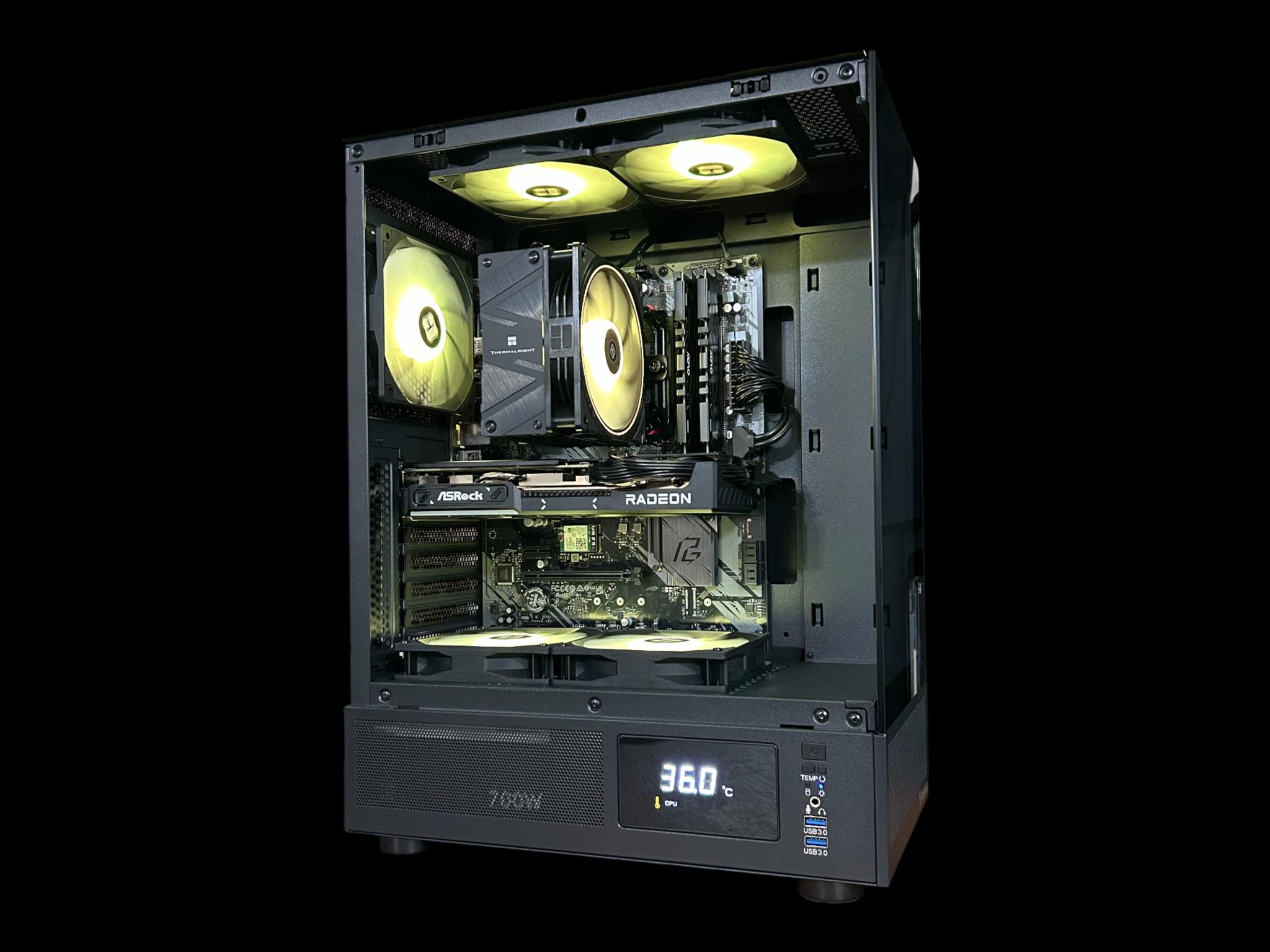 RX 9060XT 16GB | Ryzen 7 5800XT | 16GB DDR4 | 1TB NVMe | The Mid-Range Beast RX