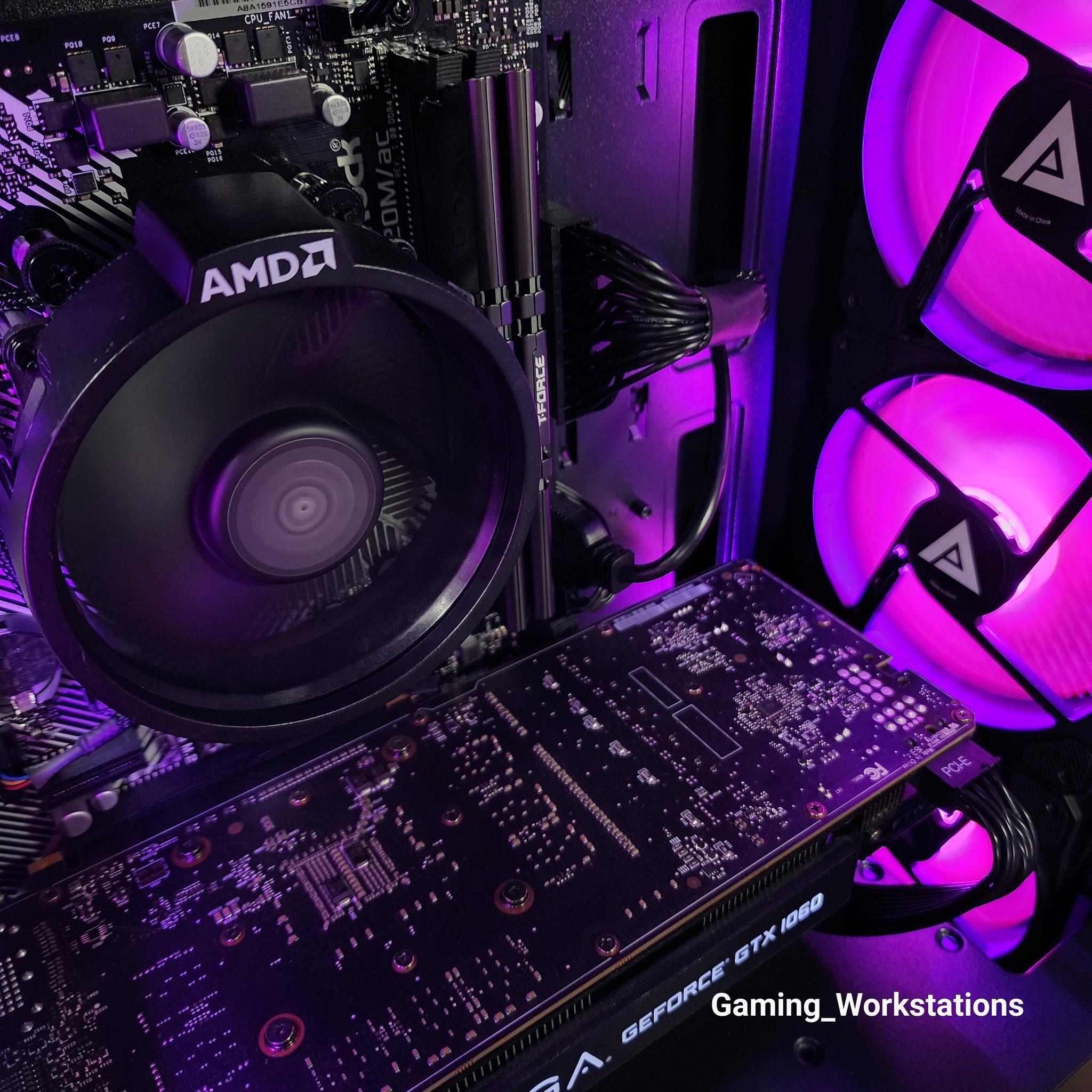 🖤💜GTX 1060 // Ryzen 5 1400 // 16GB 3200MHz // 512GB NVMe Gen 3