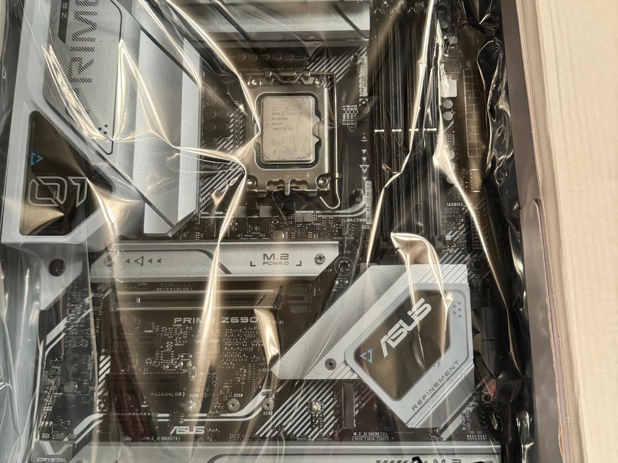 Asus prime z690 i9 12900k combo