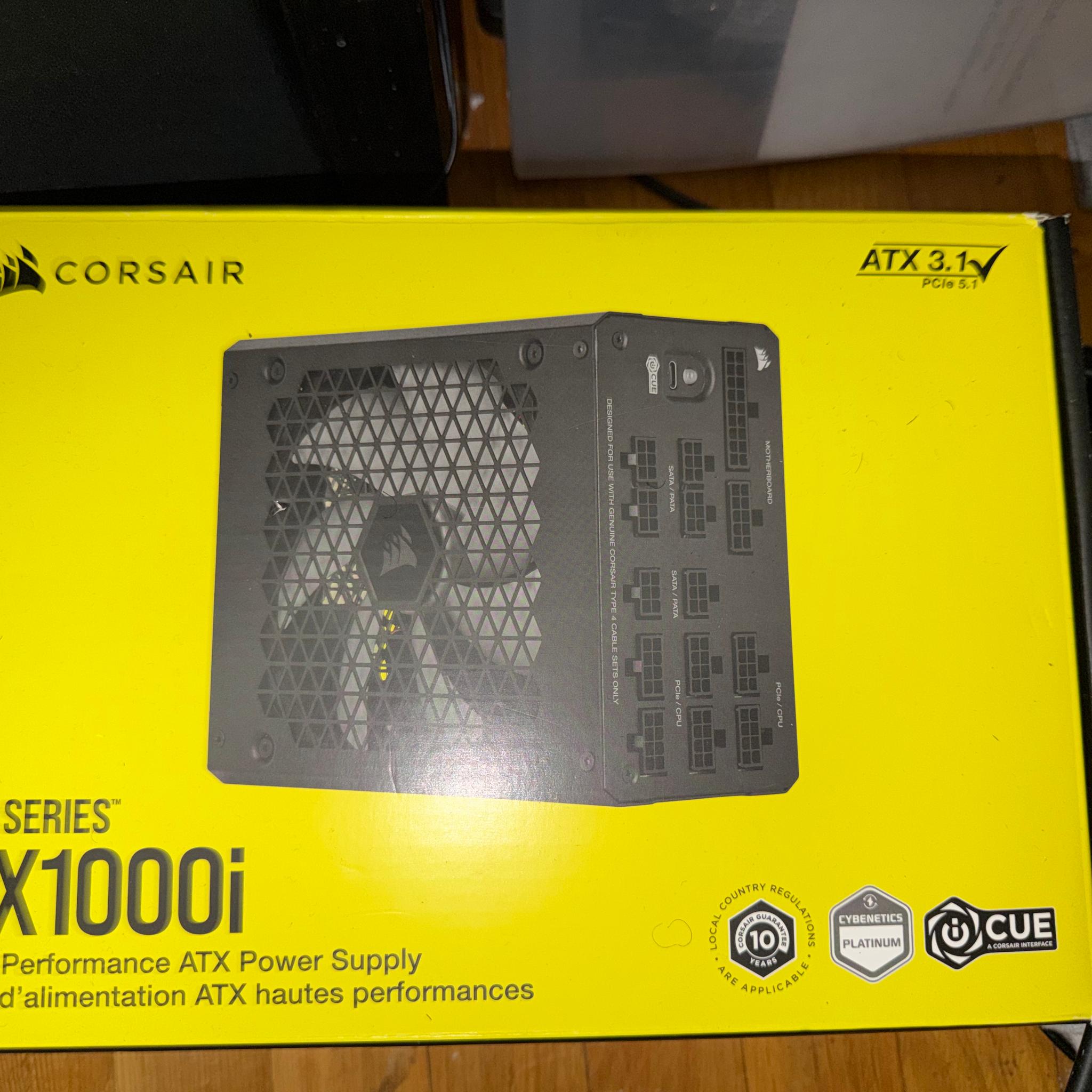 Corsair HX1000i 3.1 atx platinum