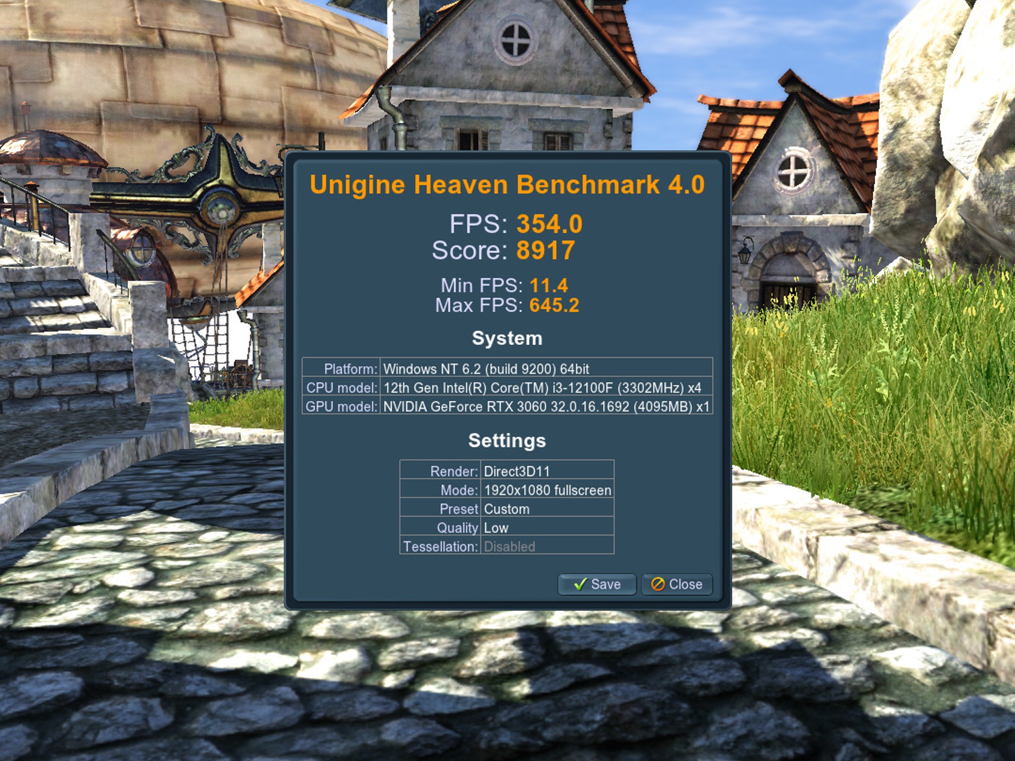 Gaming PC - RTX 3060 | i3-12100F