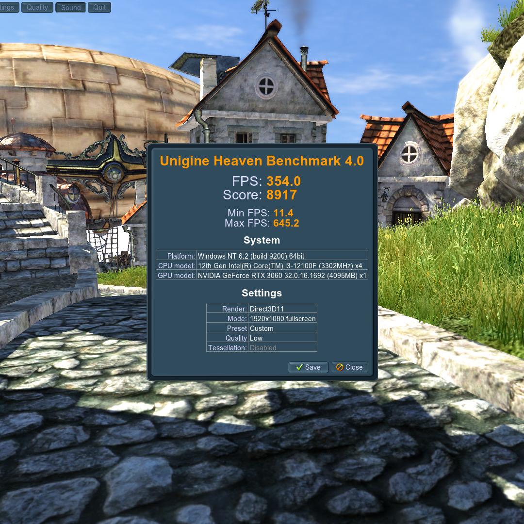 Gaming PC - RTX 3060 | i3-12100F