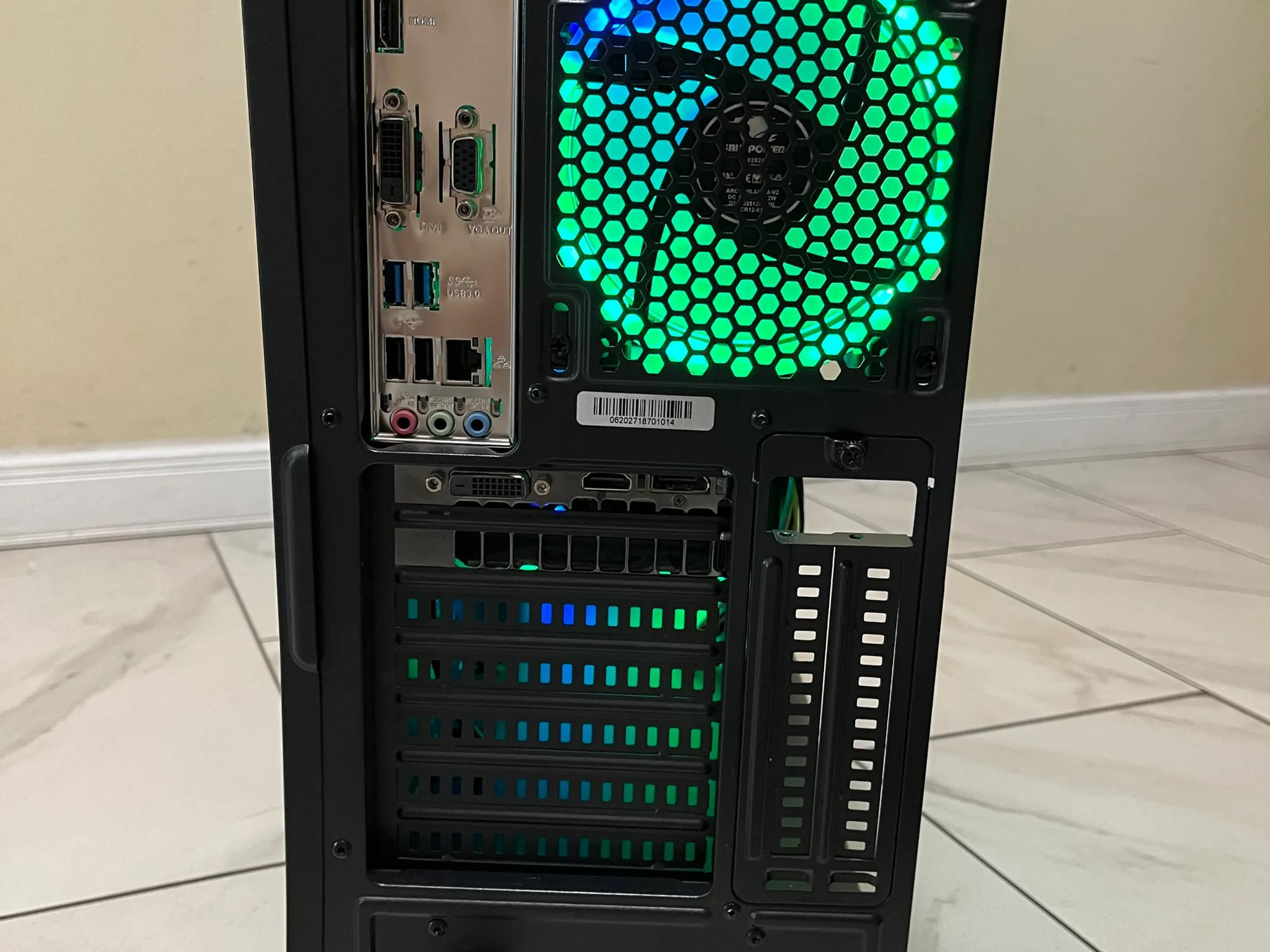 🎮 Entry-Level Gaming PC – RGB Case w/ Remote | Intel i5 + GTX 1050 Ti + SSD + HDD + 12GB RAM 💡