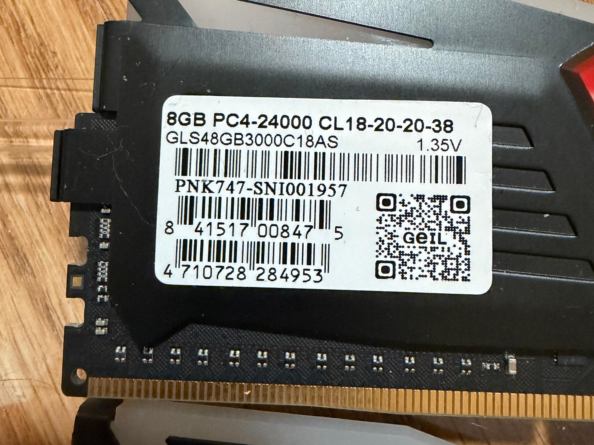 GeIL Super Luce RGB Sync RAM (2x 8gb)