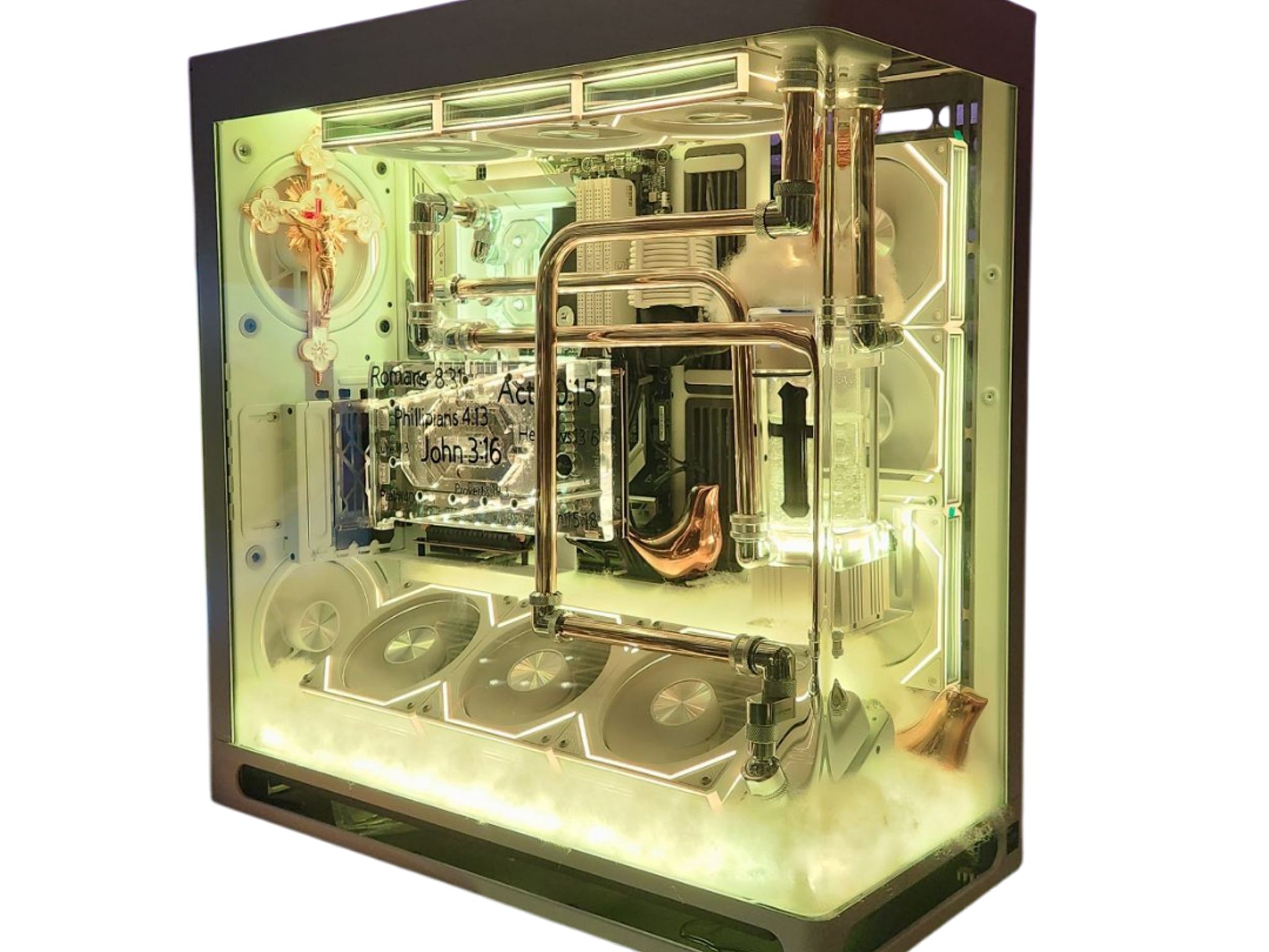 🚨BLACK FRIDAY🚨: RTX 4090 | Intel i9 14900K | 64GB RAM | 4TB SSD | 11 RGB Fans | White Gaming PC
