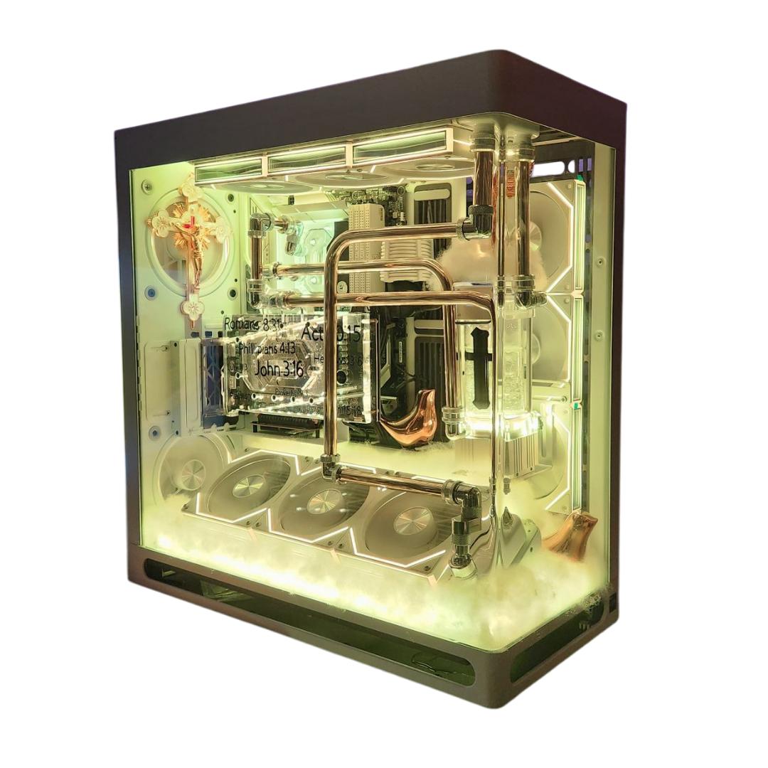 🚨BLACK FRIDAY🚨: RTX 4090 | Intel i9 14900K | 64GB RAM | 4TB SSD | 11 RGB Fans | White Gaming PC