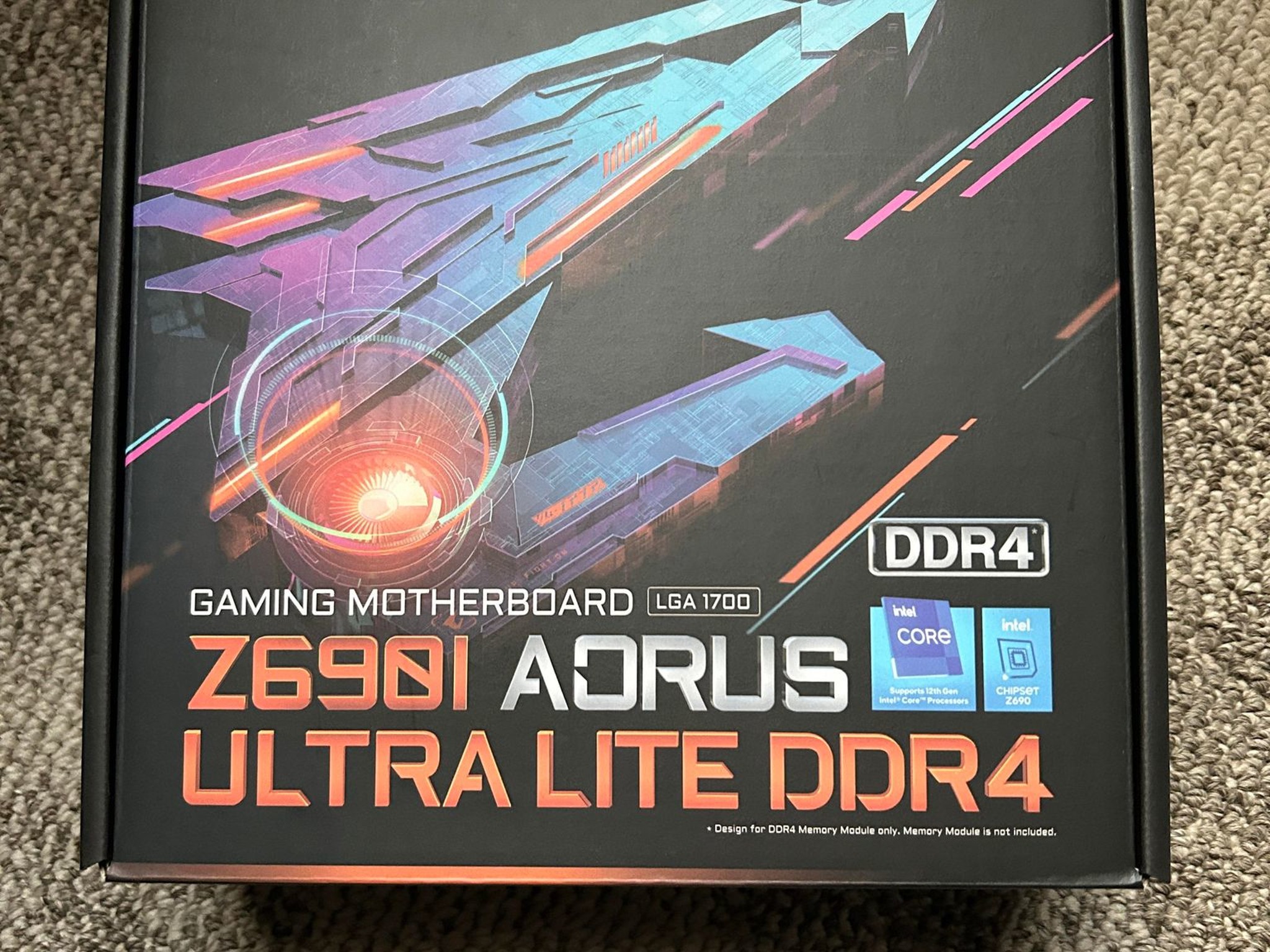 I5-12600K + Z690I Aorus Ultra Lite DDR4