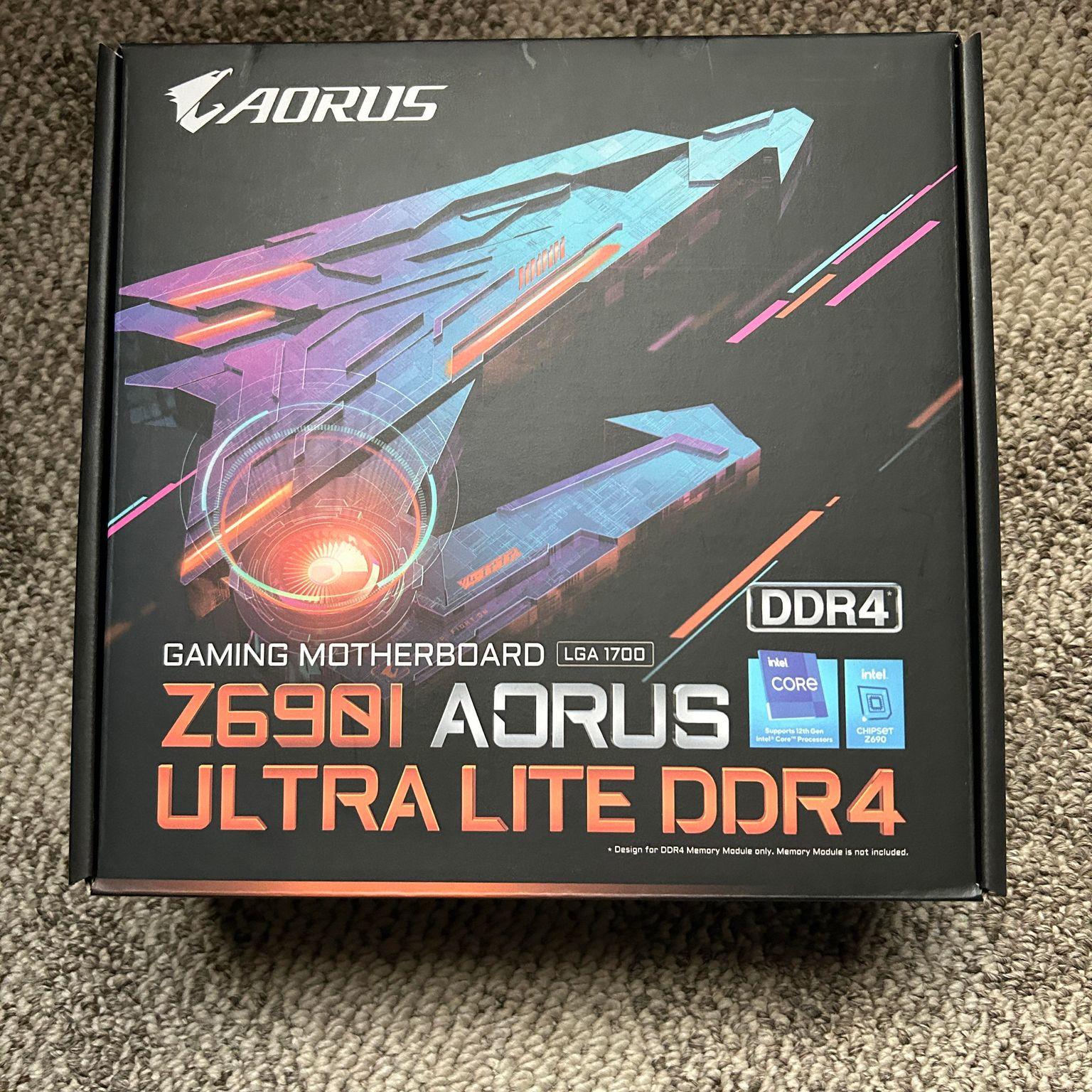 I5-12600K + Z690I Aorus Ultra Lite DDR4