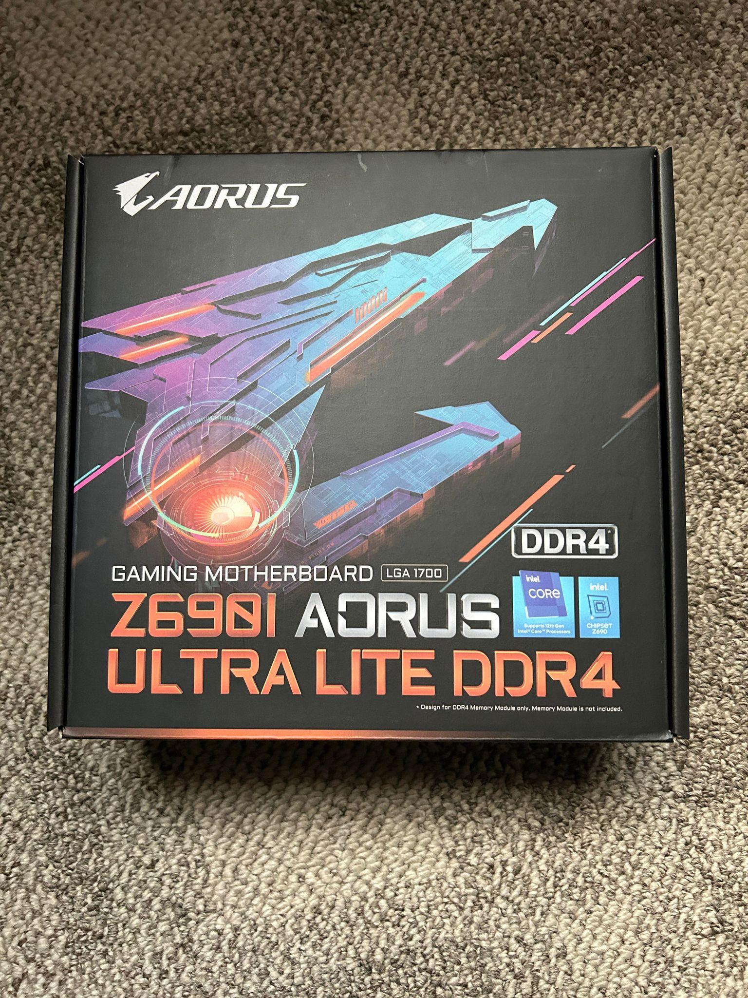 I5-12600K + Z690I Aorus Ultra Lite DDR4