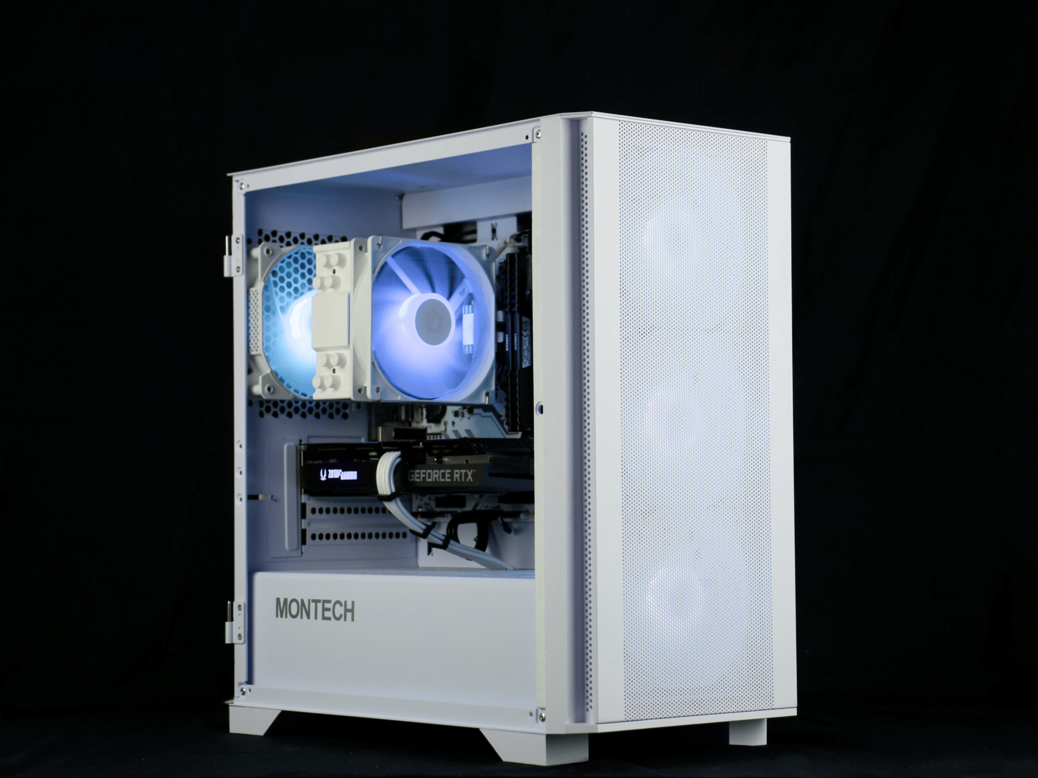 🧊❄️🧊 White Gaming PC – RTX 3060 TI , Ryzen 5 3600, 16GB RAM, 500GB SSD - WiFi, BlueTooth🧊❄️🧊