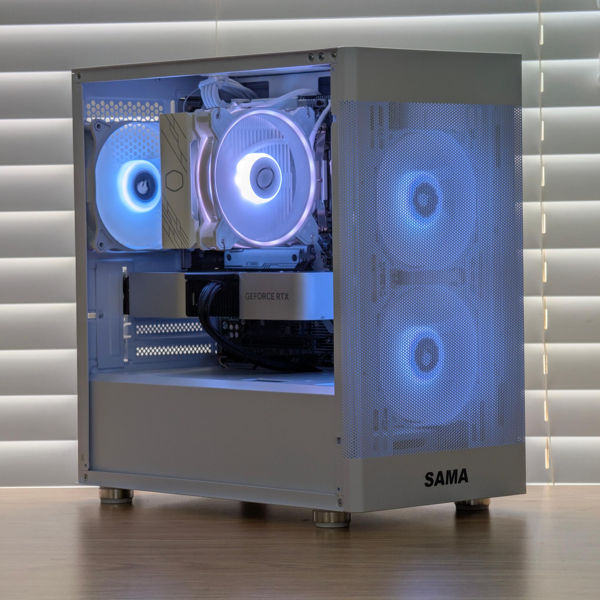 🤍💙Ryzen 5 7600x | RTX 4060Ti | 32GB DDR5 | 1TB SSD | Gaming PC💙🤍