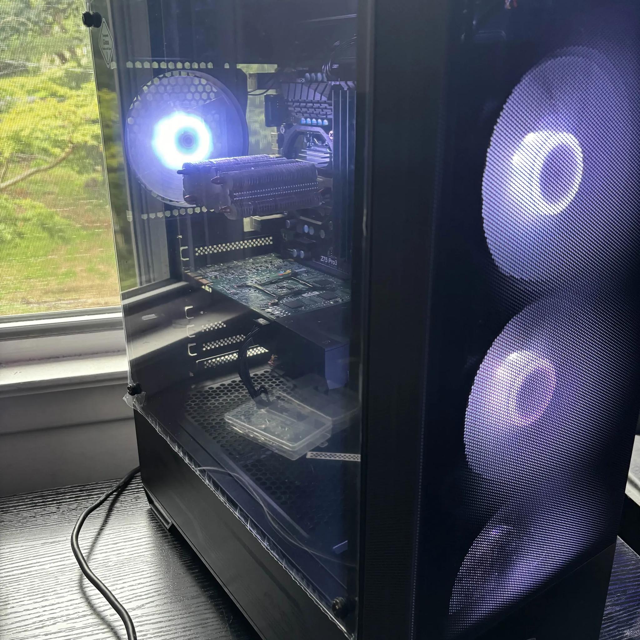 GAMING PC i5 16GB NVIDIA GTX 760 RGB Lighting RGB Fans Computer