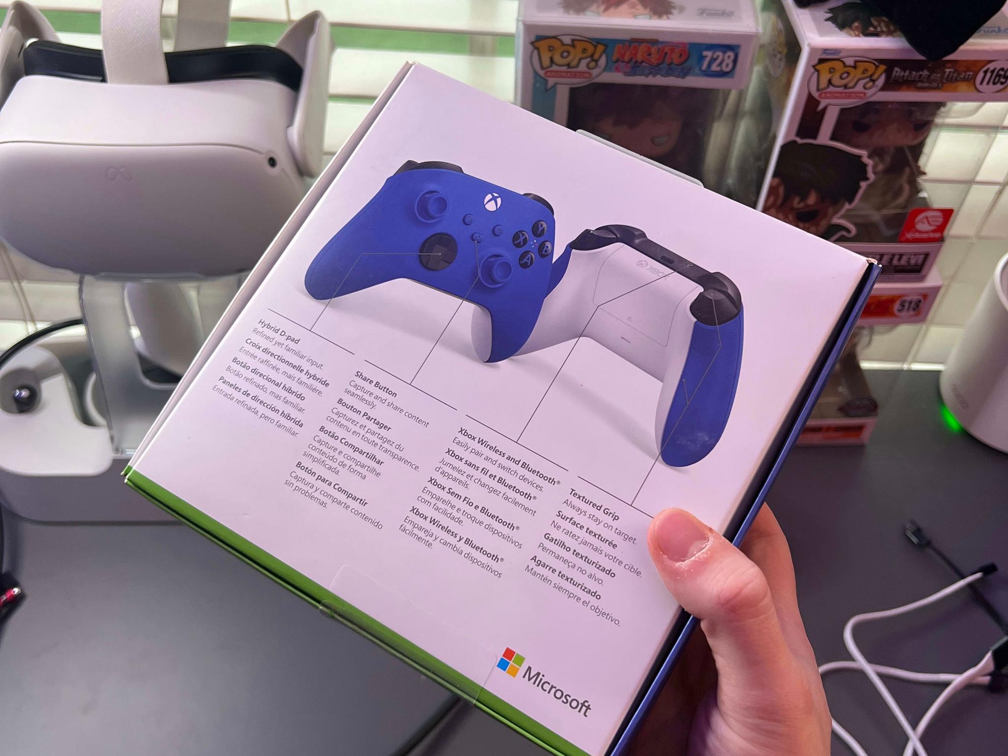 Shock Blue Xbox Controller (NEW)