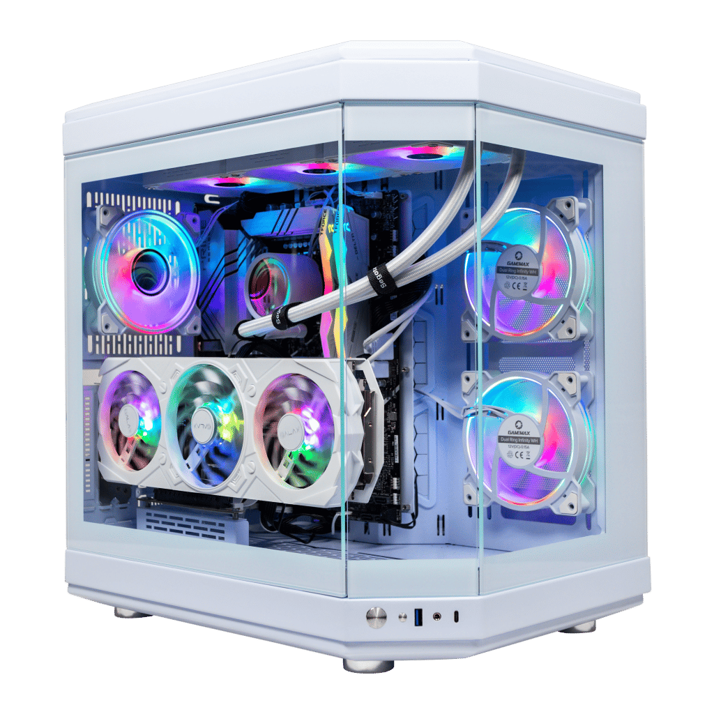 The Kraken Special White i9-13900KF 5.8GHz, RTX 4070 TI 12GB, 1TB, 32GB RGB DDR5, 850W PSU