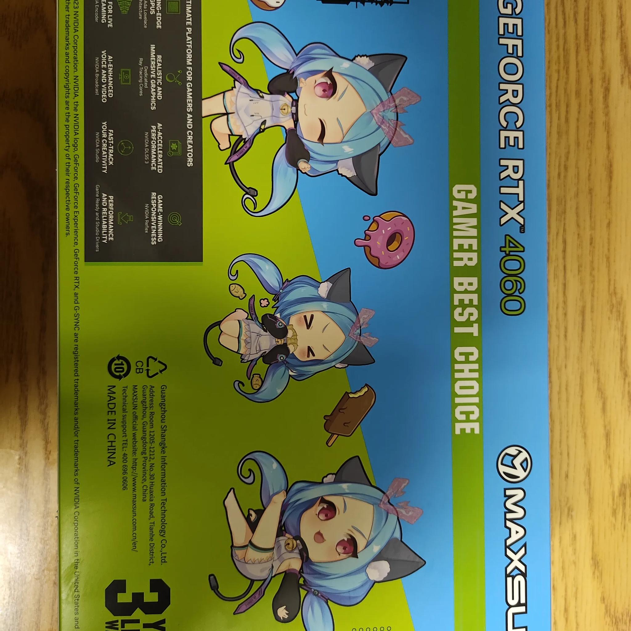 Maxsun ICraft RTX 4060 8gb Waifu