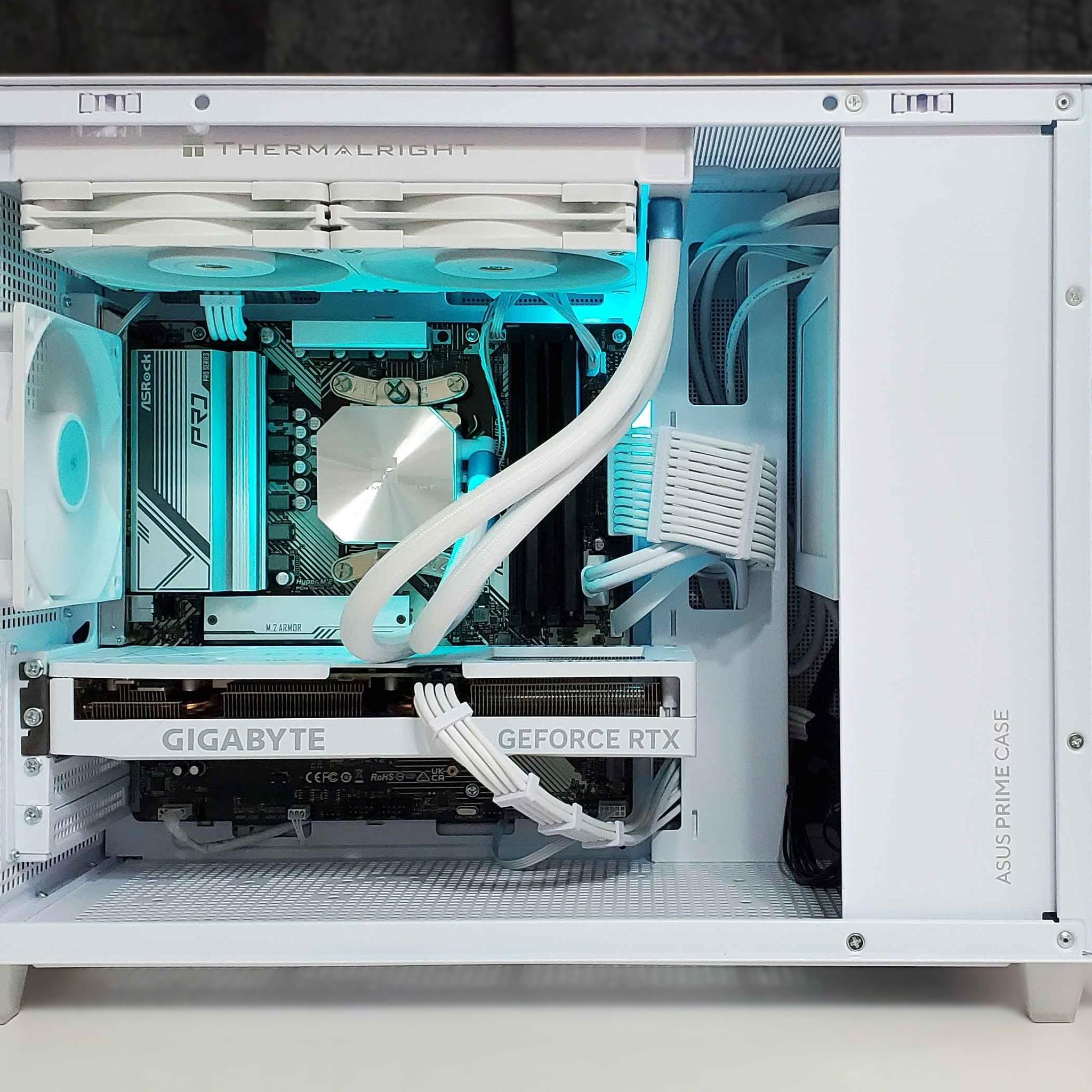 Iceberg🧊|RTX 4060Ti, 7600X White Gaming PC