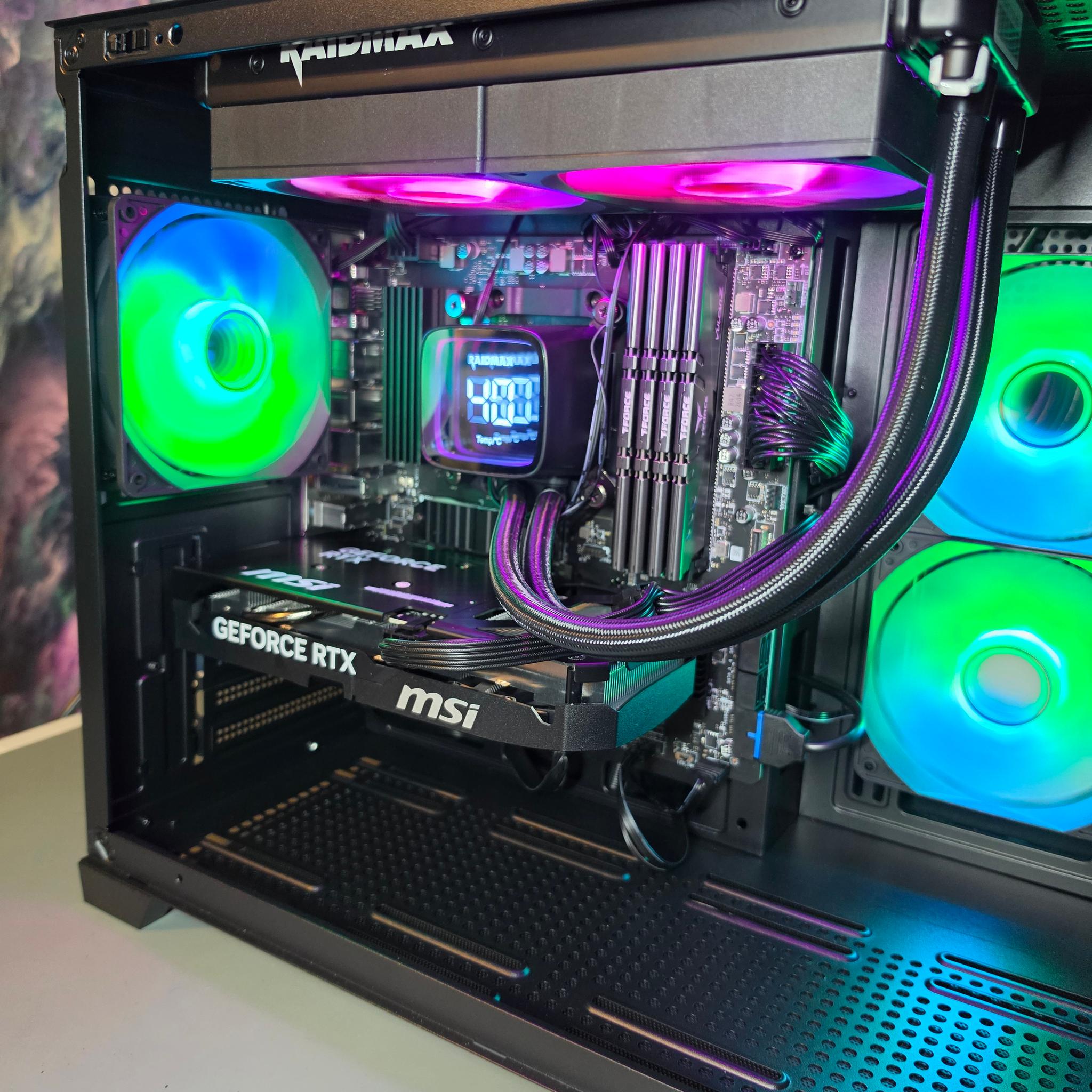 MSI RTX 5060ti 16gb + Ryzen 5800x PC Build #74