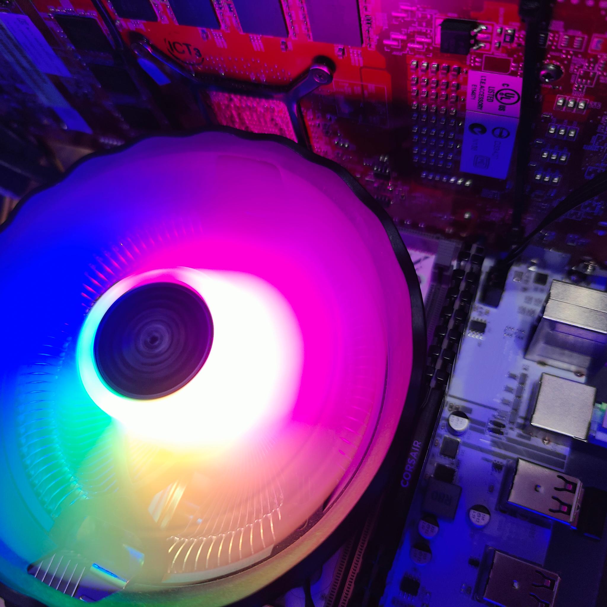 Open Air Xeon 16C 32T E5 2683V4 8GB DDR4 64GB M.2 SATA SSD AMD Firepro S7000 GDDR5 Windows PC