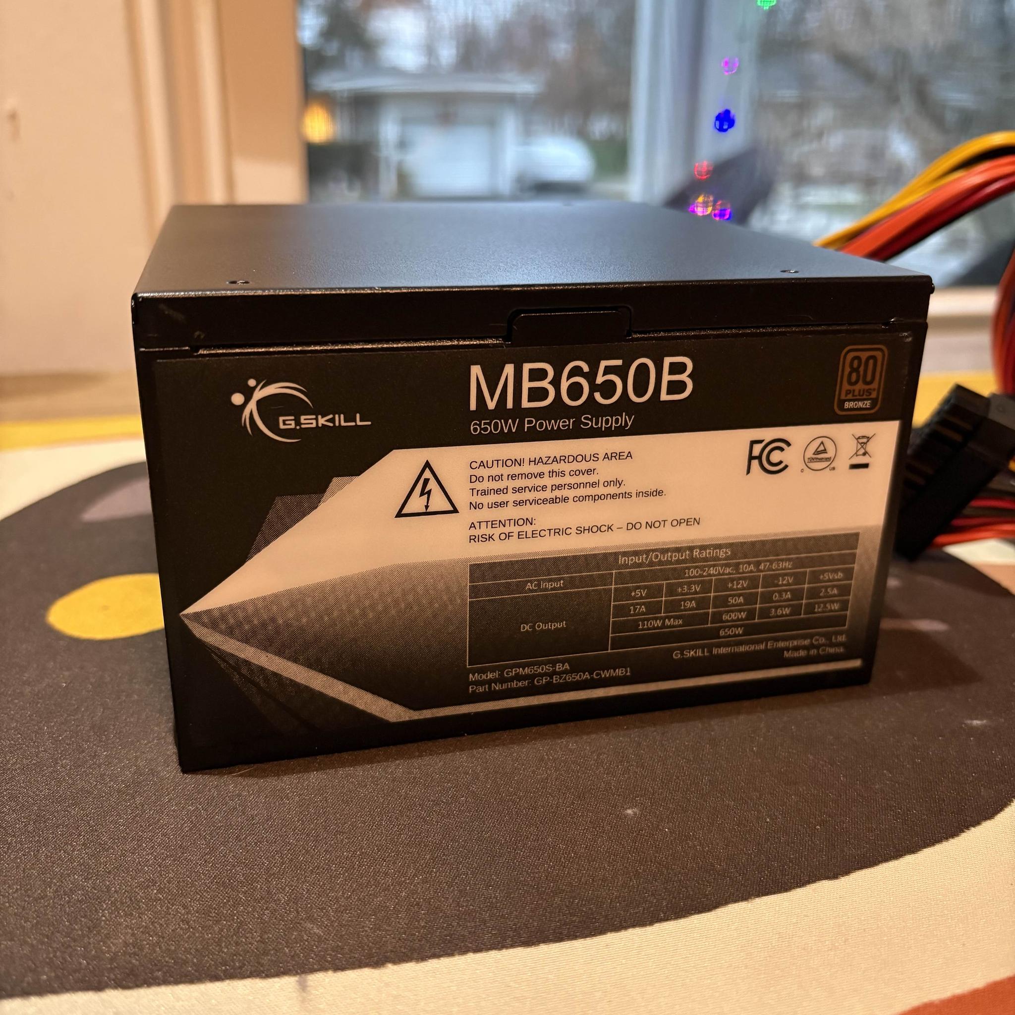 G-Skill MB650B 650W Semi-Modular BRONZE