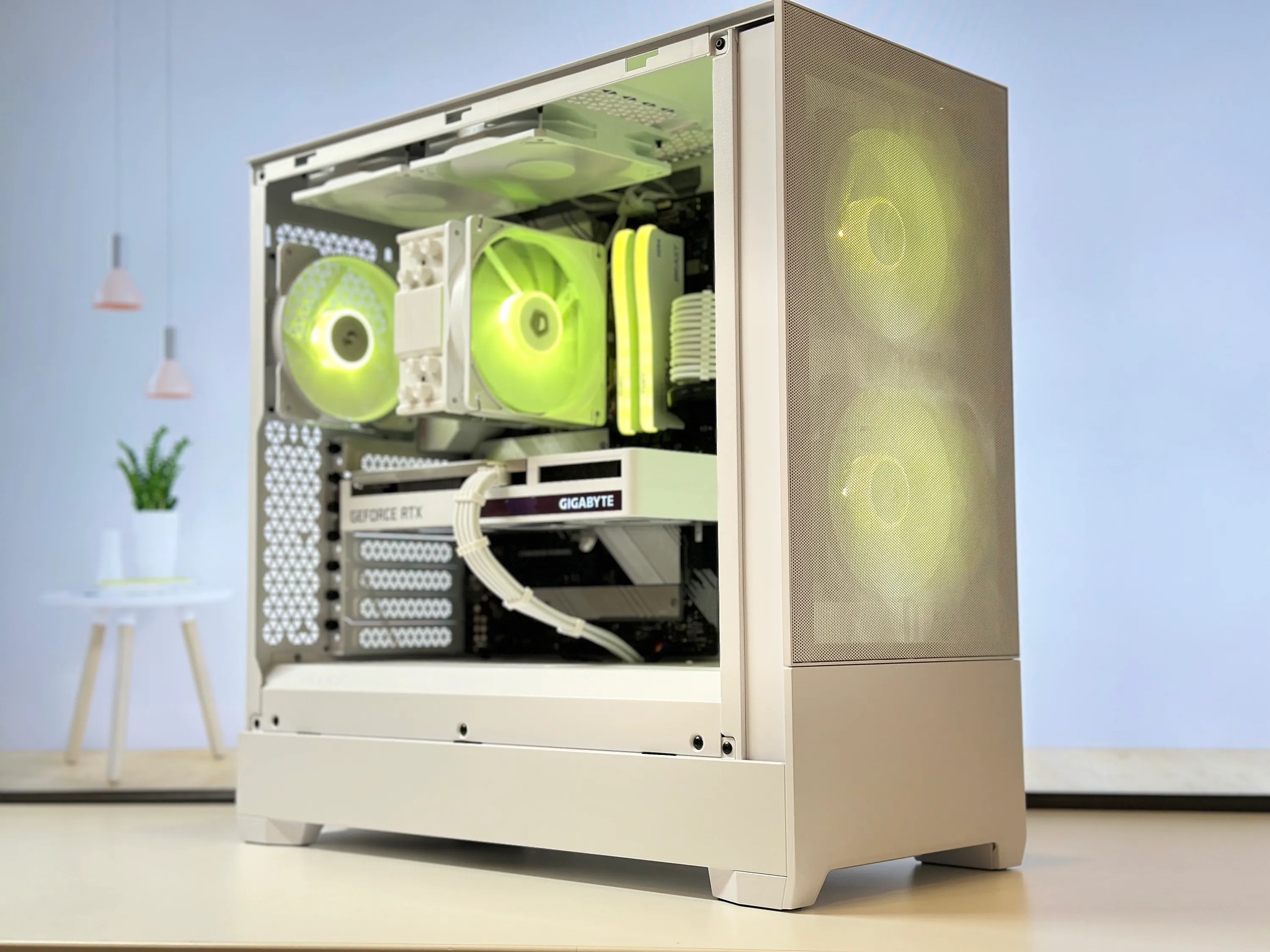 🌨️⚪Whiteout🌨️⚪-Gaming PC-Nvidia RTX 3060 12GB-AMD Ryzen 5 5500-16GB DDR4 -1TB NVME