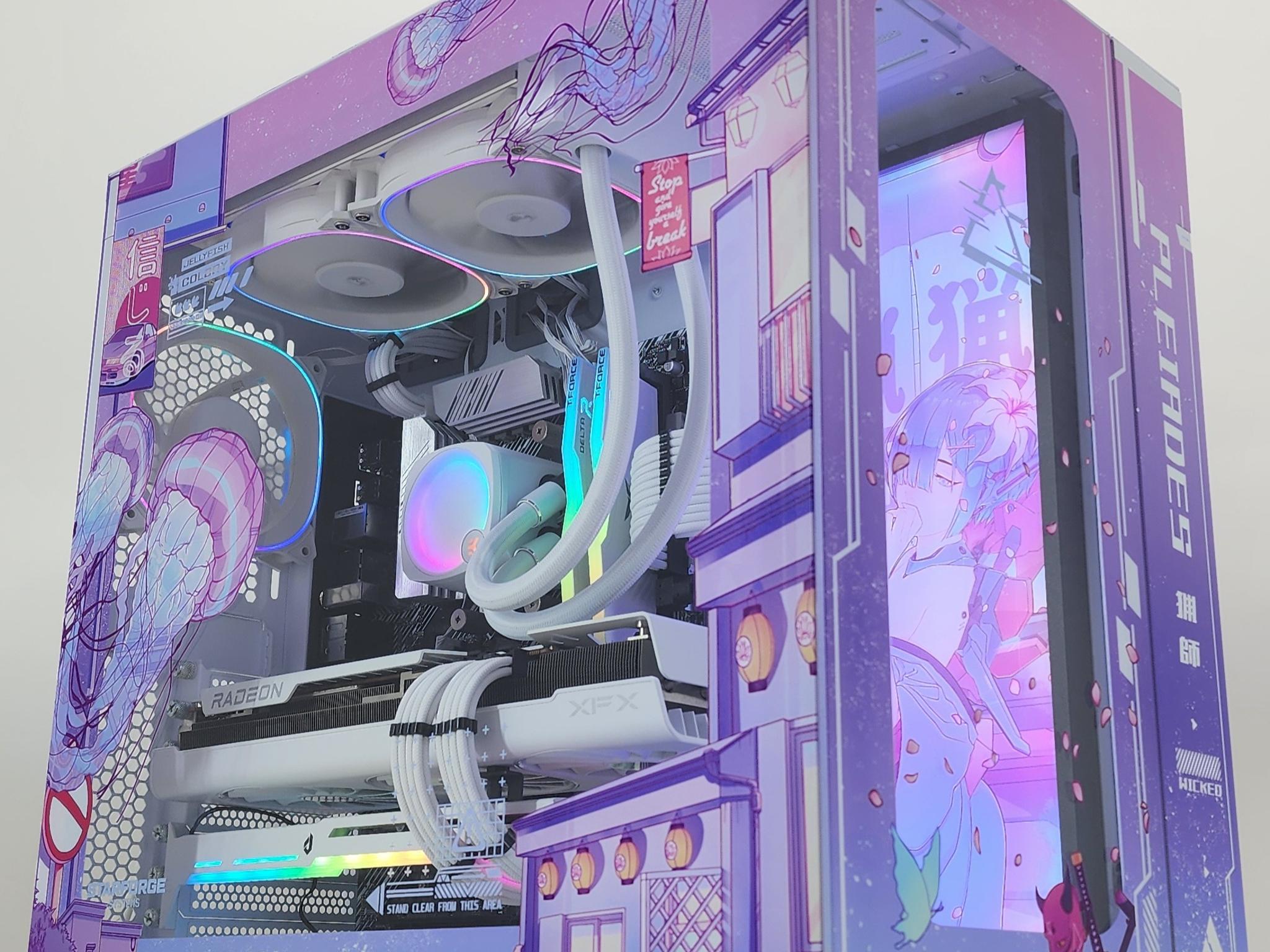 Gaming PC Ryzen 7 5800X3D 32GB RAM 1TB SSD RX 7800 XT 16GB Windows 11 Computer