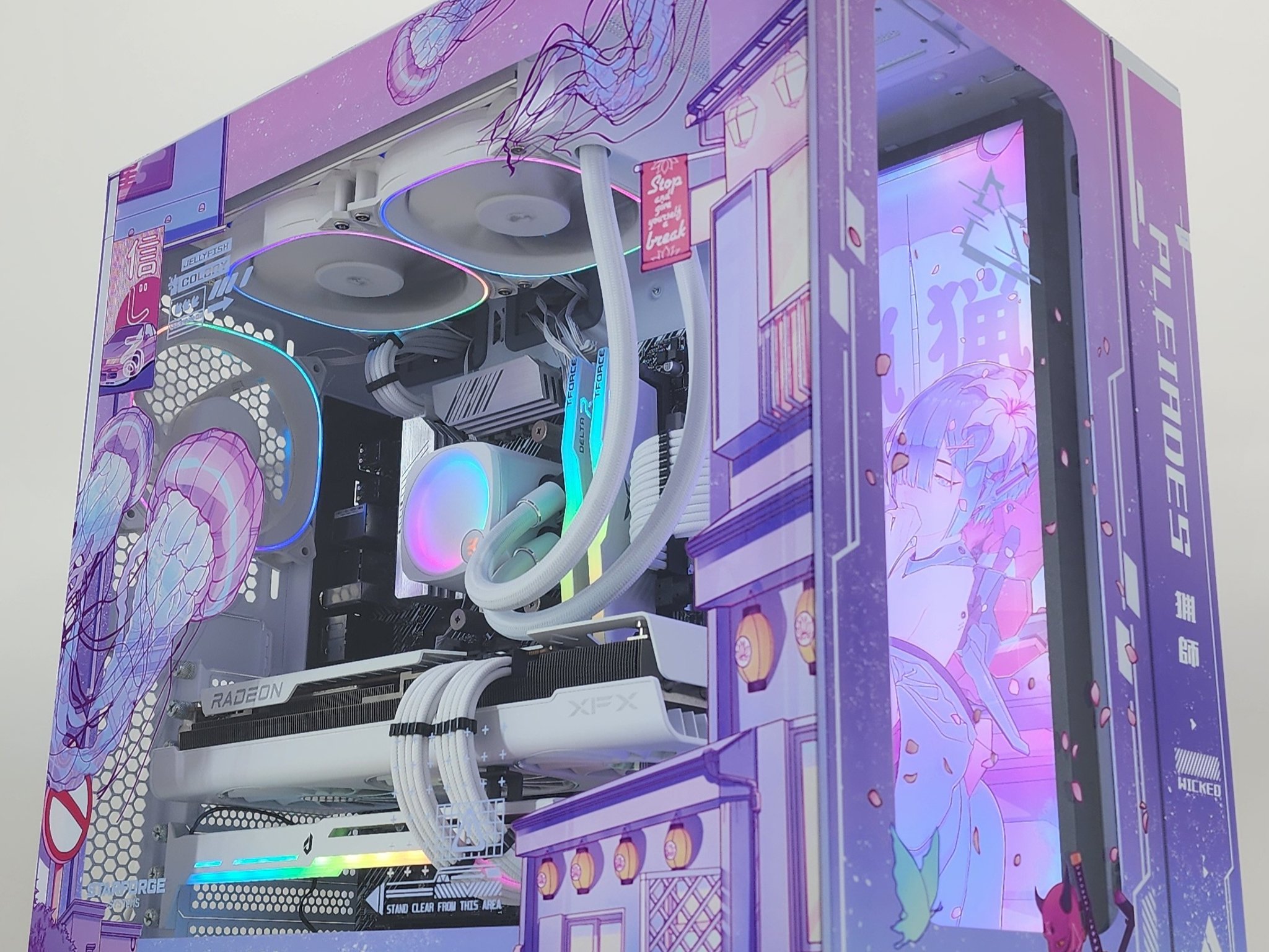 Gaming PC Ryzen 7 5800X3D 32GB RAM 1TB SSD RX 7800 XT 16GB Windows 11 Computer