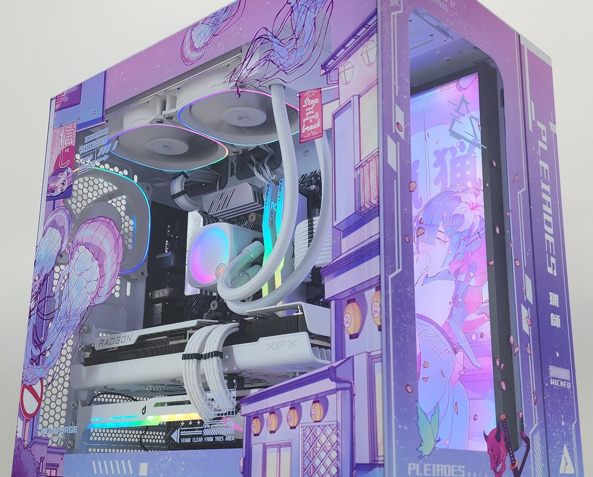 Gaming PC Ryzen 7 5800X3D 32GB RAM 1TB SSD RX 7800 XT 16GB Windows 11 Computer