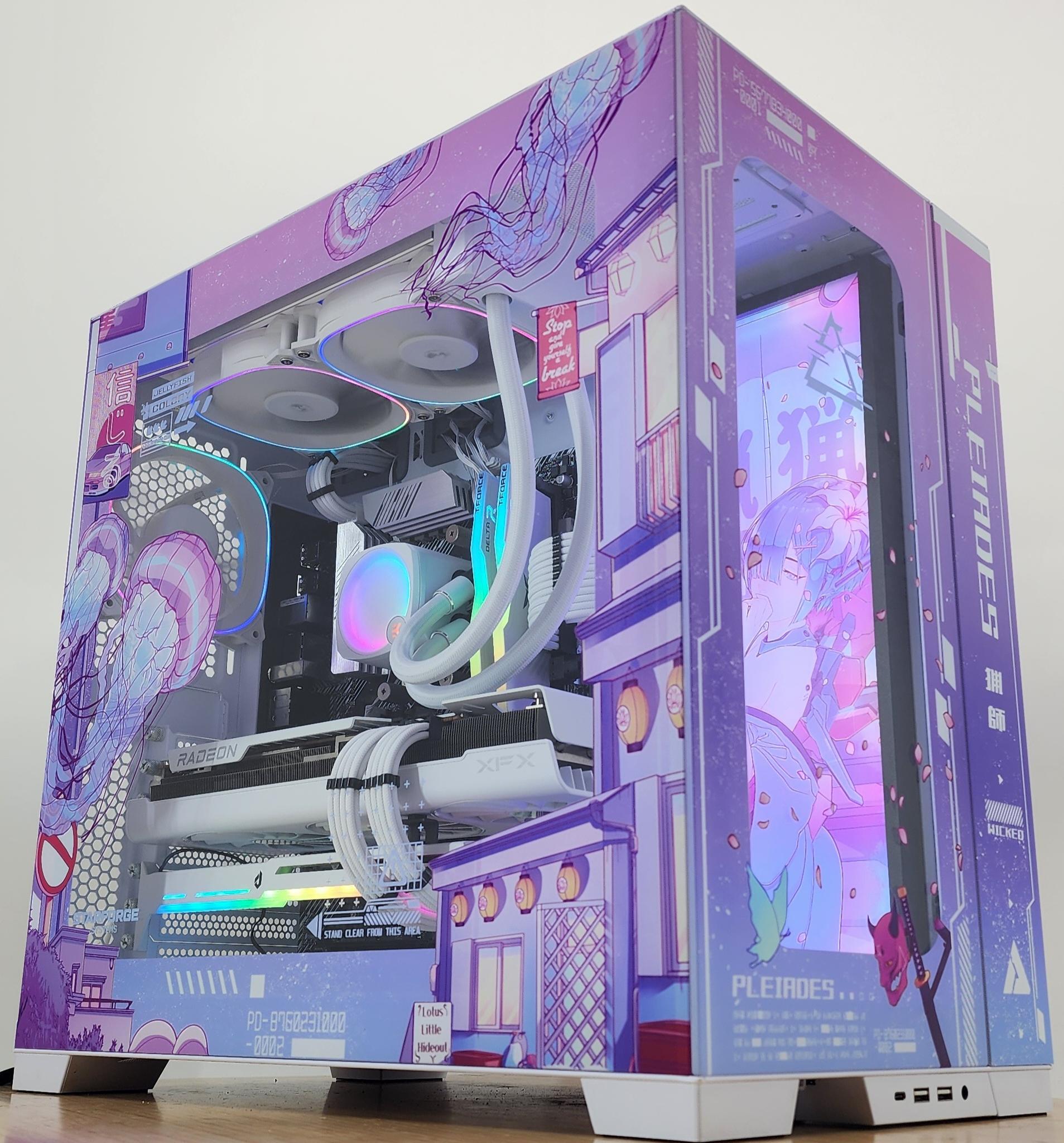 Gaming PC Ryzen 7 5800X3D 32GB RAM 1TB SSD RX 7800 XT 16GB Windows 11 Computer