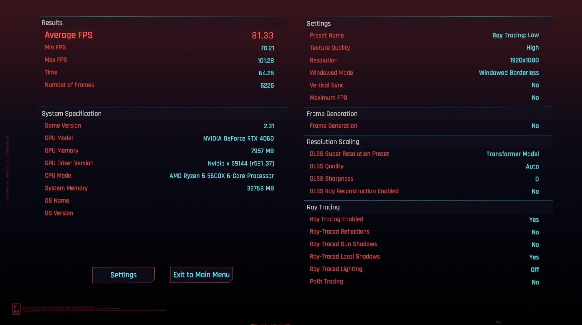 Gaming PC – Ryzen 5 5600X / RTX 4060 / 32GB RAM / 1TB SSD